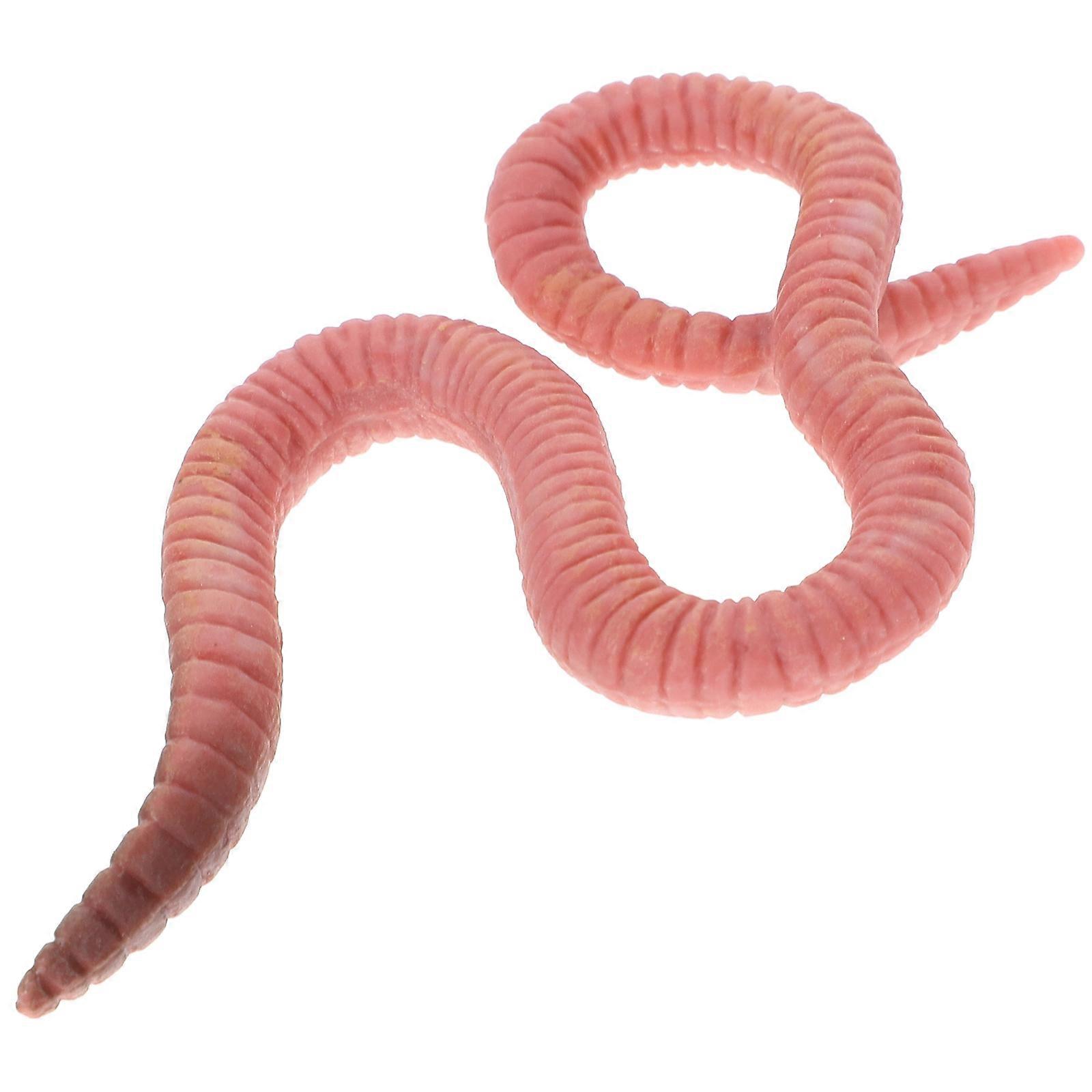 Simulation Insect Model Artificial Earthworm Ornament for Decoration