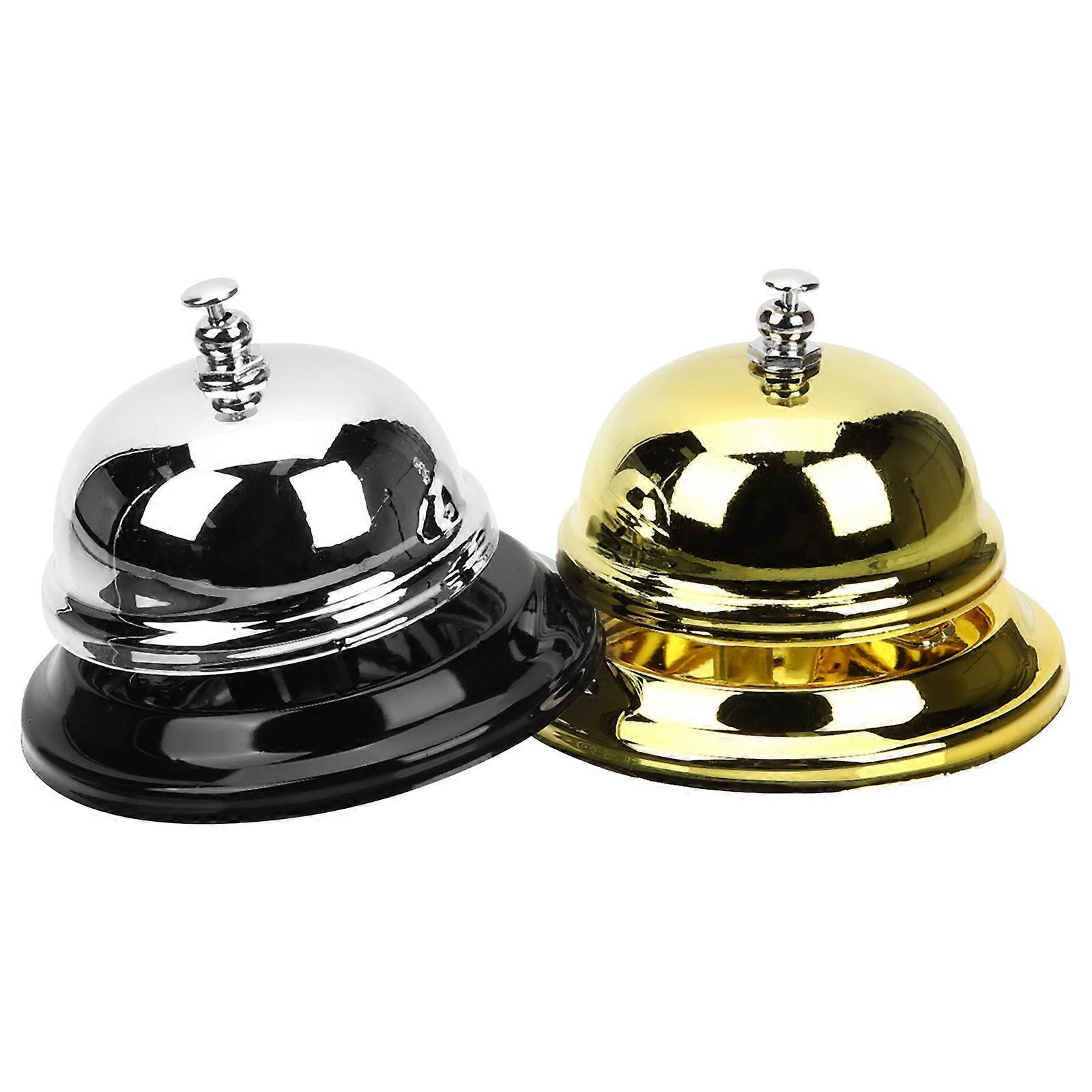 Call Bell Metal Service Bell for Desk 4Pcs for Hotel and Bar Use