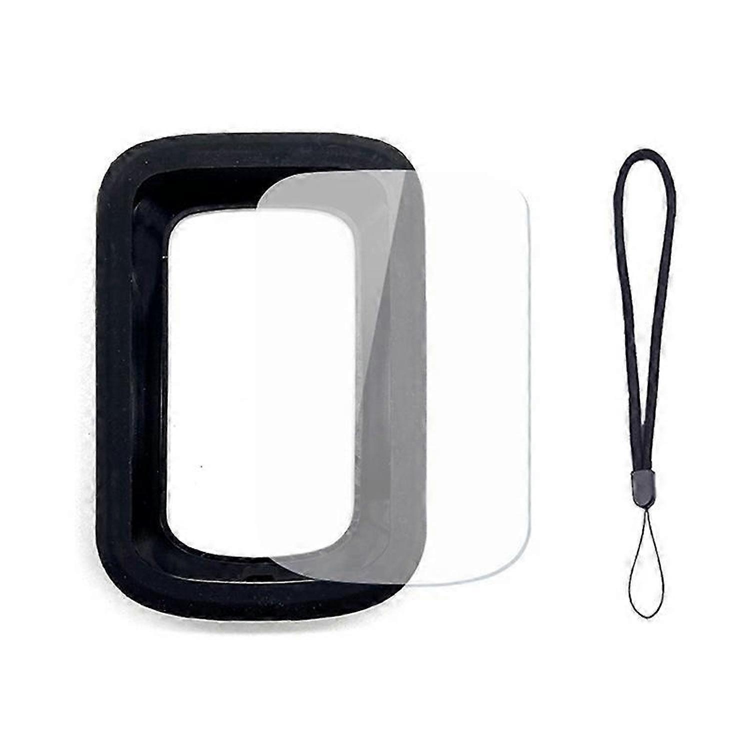 Bike Silicone Protective Cover for BSC200 Case of GPS Bicycle Computer Protection with Screen Film,B