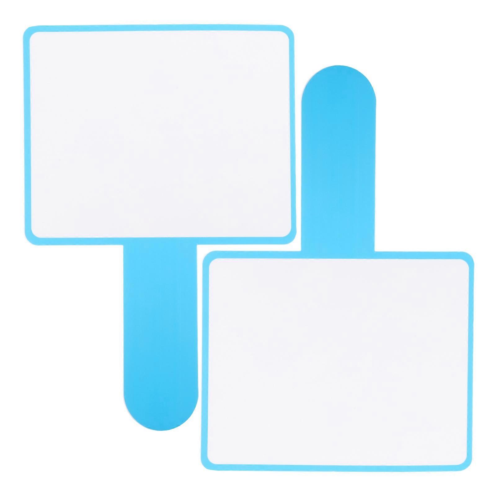 Blank Score Paddle Dry Erase Board for Classroom Teaching 2Pcs