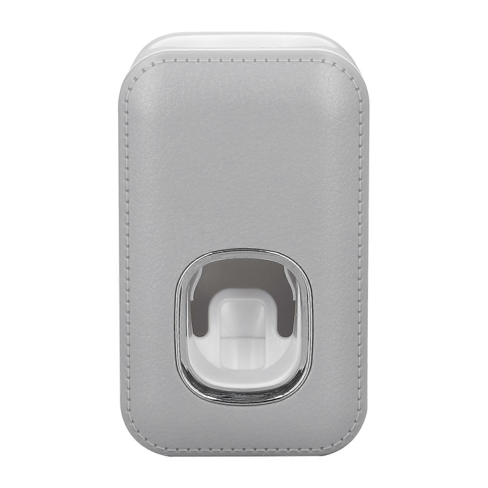 Automatic Wall-Mounted Toothpaste Dispenser Gray 11.3x6.7x6cm