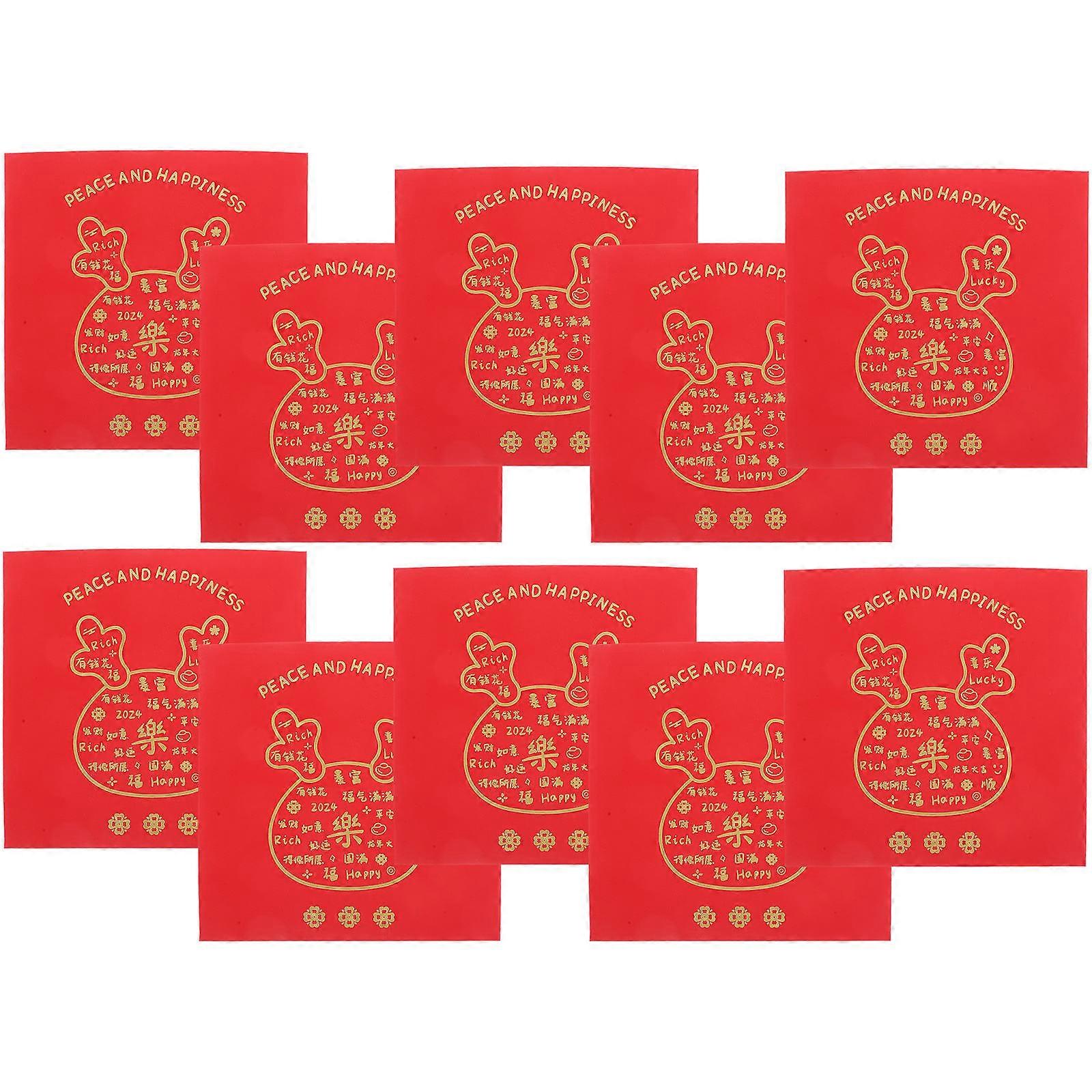 2024 Red Envelope Traditional Red Packet for Party Use 48Pcs Paper Gifts
