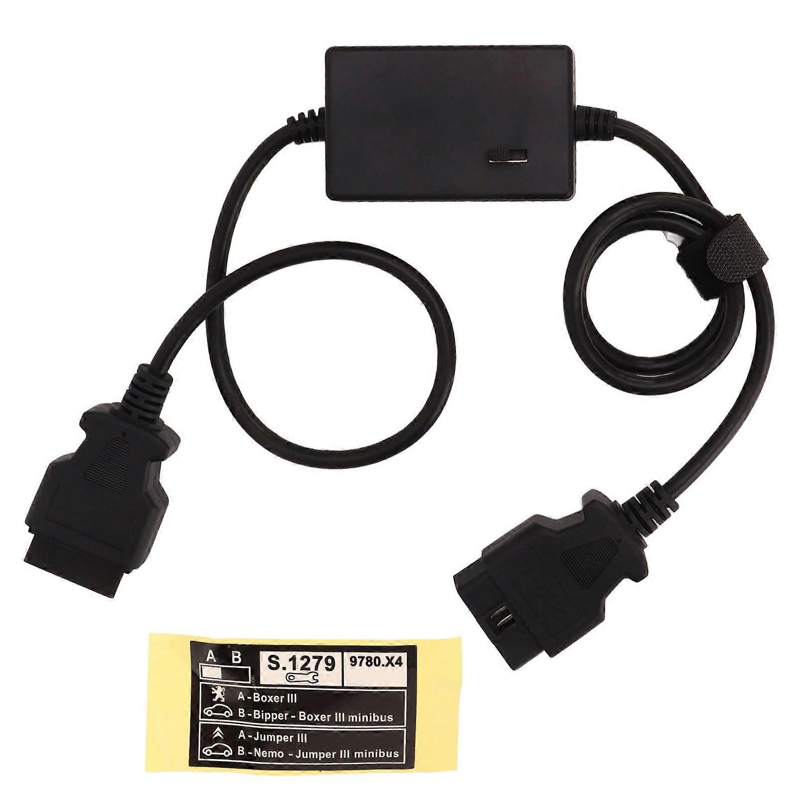 OBD2 Diagnostic Connector Cable S.1279 S1279 Module Replacement for Citroen PP2000