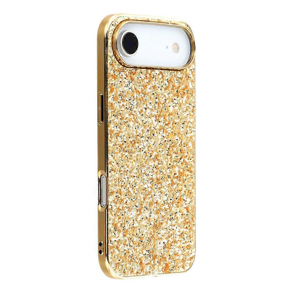 Compatible For iPhone 17 Air Case TPU + PC Sparkling Glitter Phone Back Cover