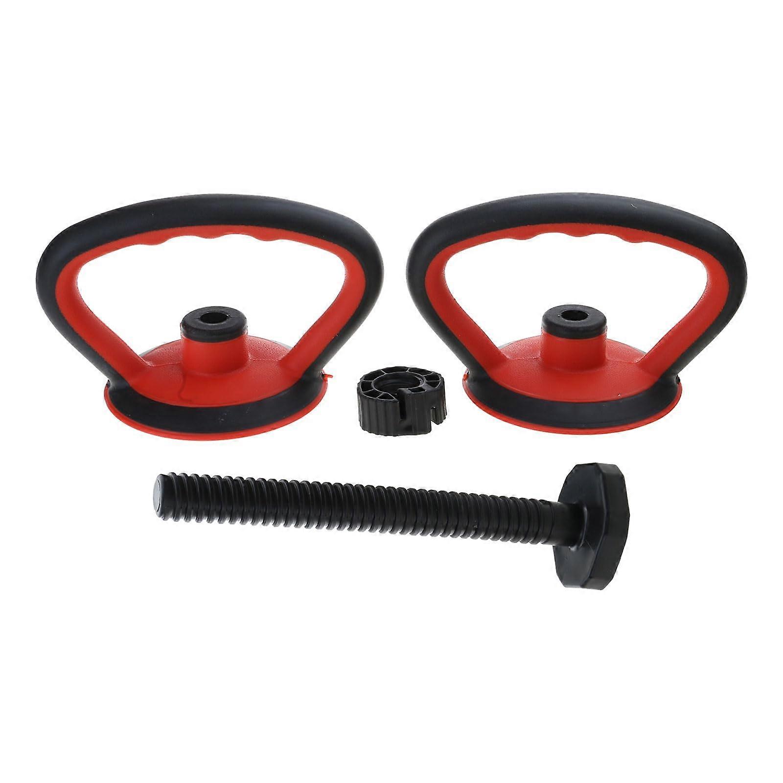 Adjustable Kettlebells Handle For Weight Plates Compatible Non Slip Grip Dumbbell To Kettlebell Converter Connector Rod