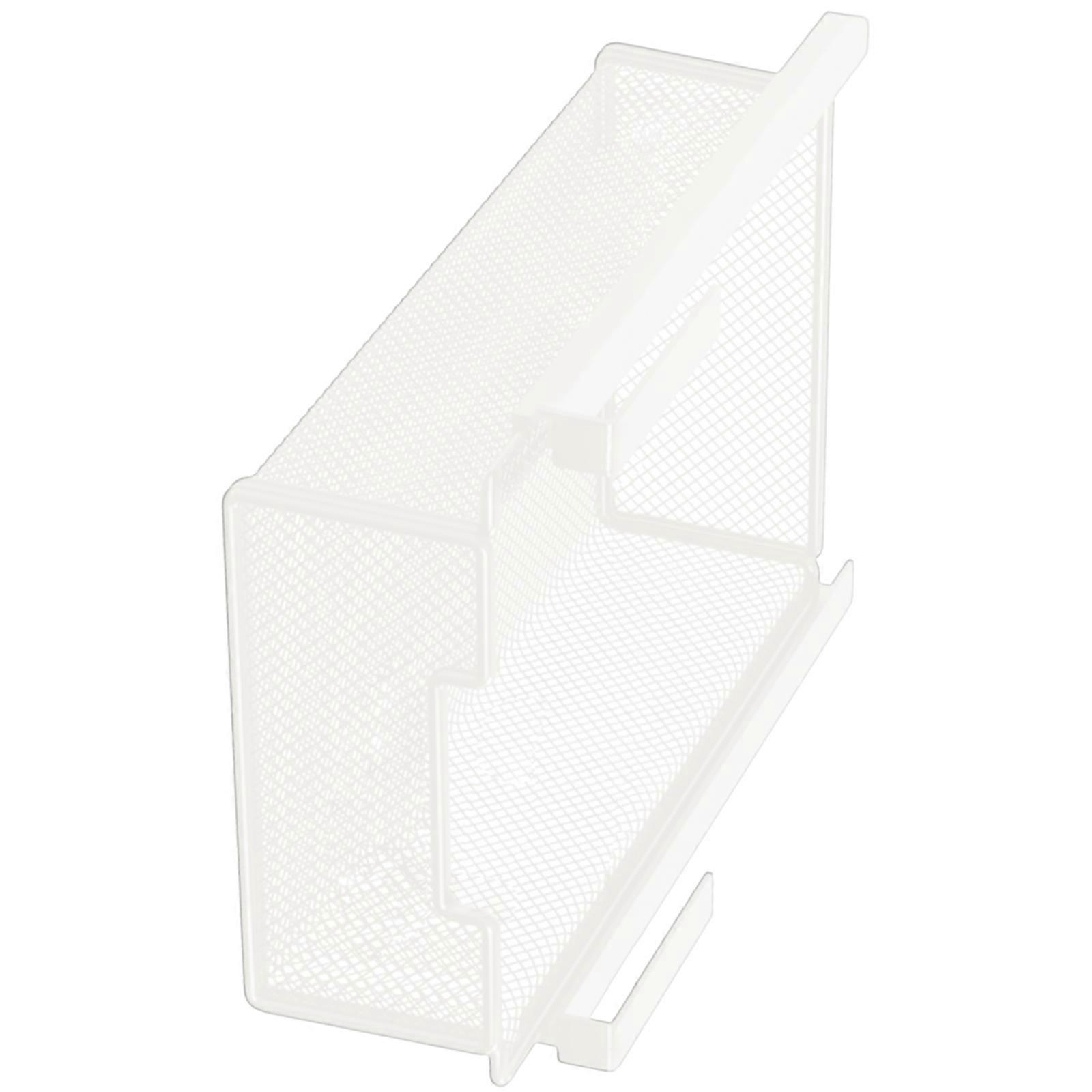 Strong Iron Under Desk Storage Drawer For Telecommute Slide Out Plan Quick Installation Organization Solution White