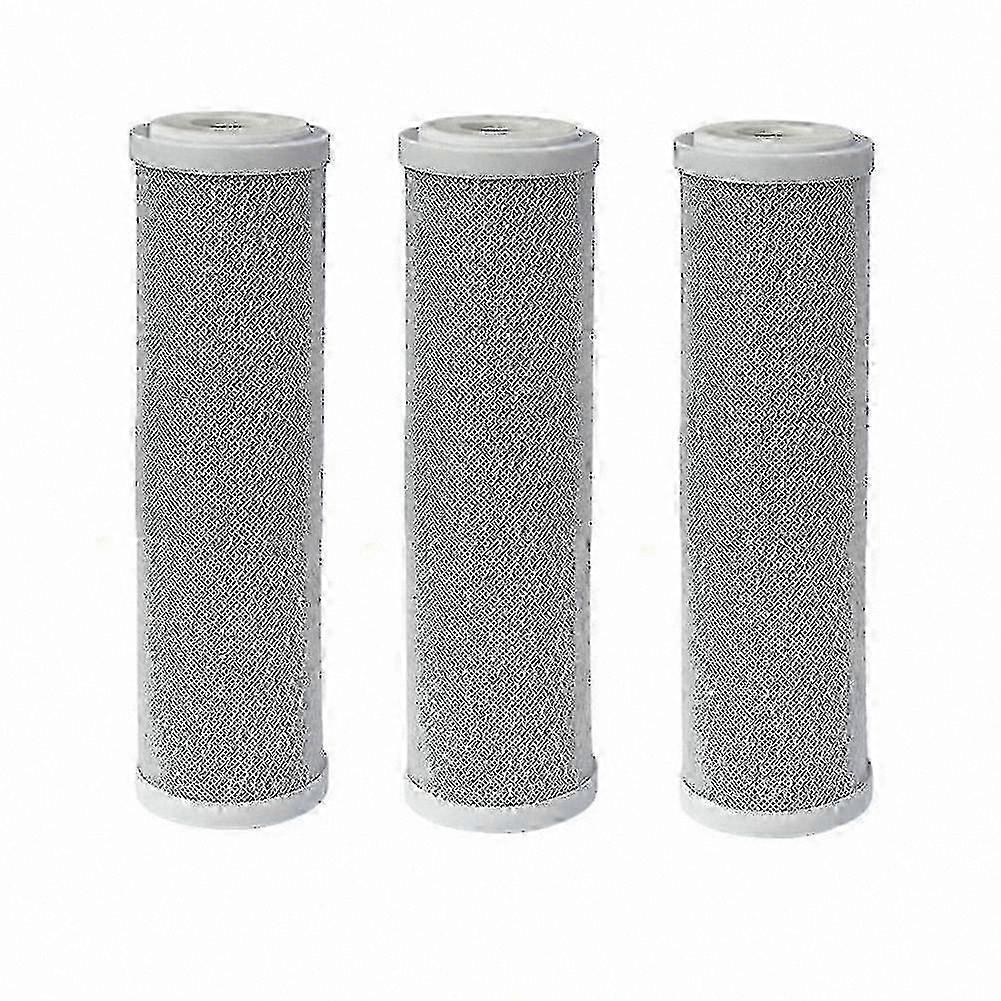 3-Pack 10" CTO Activated Carbon Water Filter Cartridges SZRG A-D
