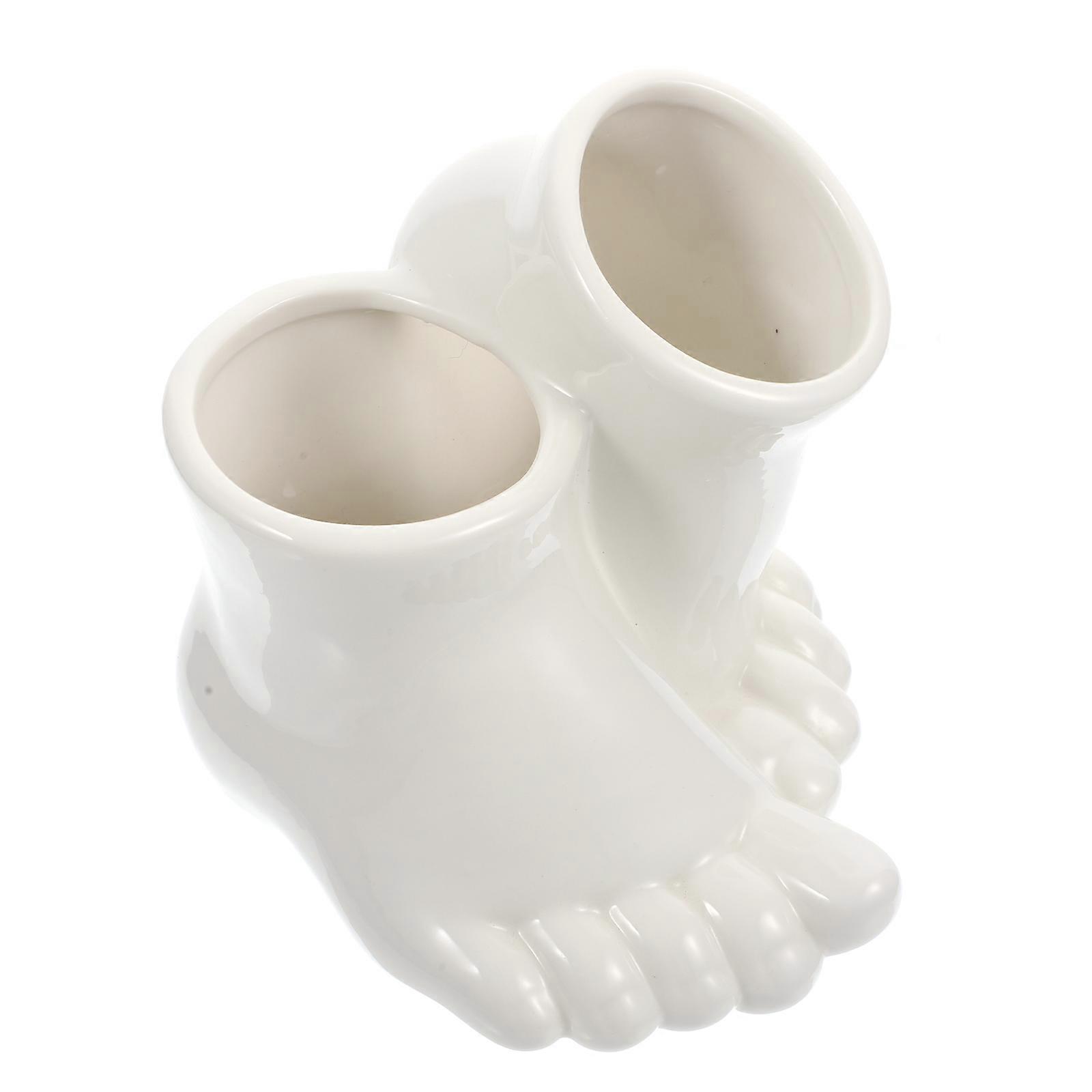 Ceramic Flower Pot For Succulent Planting Chic Style 2Pcs Set