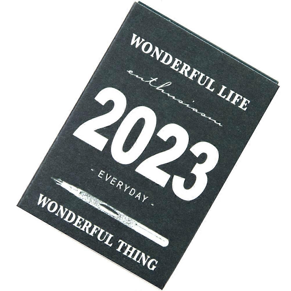 Creative Desk Calendar 2023 Mini Calendar for Daily Use 2Pcs