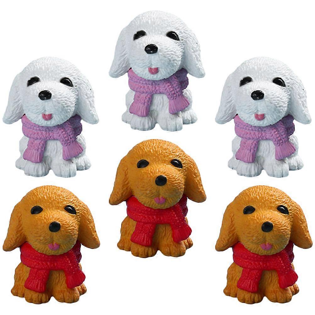 Mini Dog Models Adorable Puppy Figurines 24Pcs for Kids Display