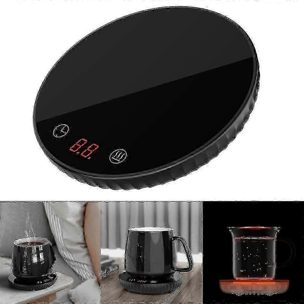 Electric Coffee Milk Drink Cup Mug Warmer Tea Heater Pad With Timer Setting