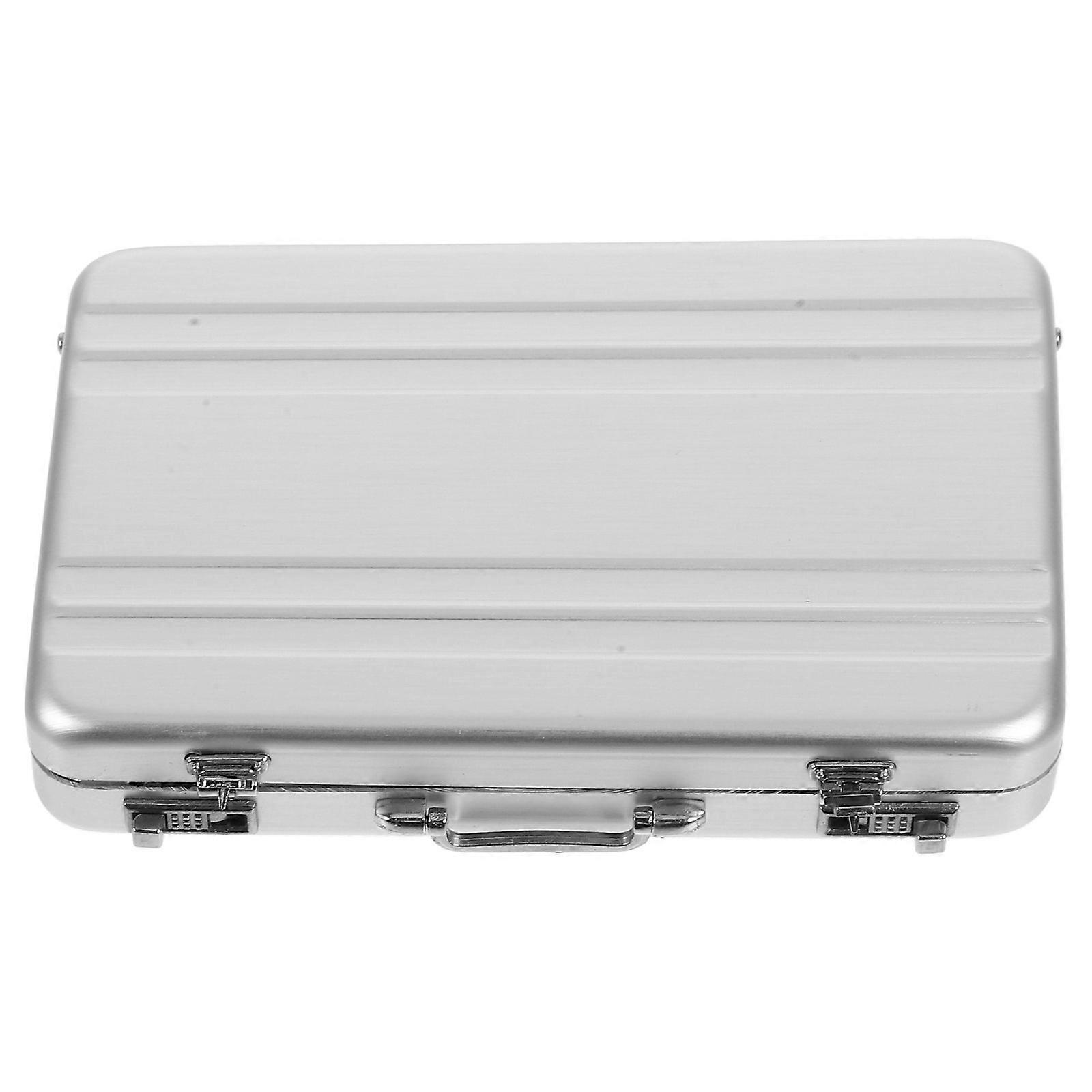 Card Storage Solution 2Pcs Business Card Holder Box Shape Design Ideal For Travel Perfect For Commercial Personnel Featuring Stylish Appearance