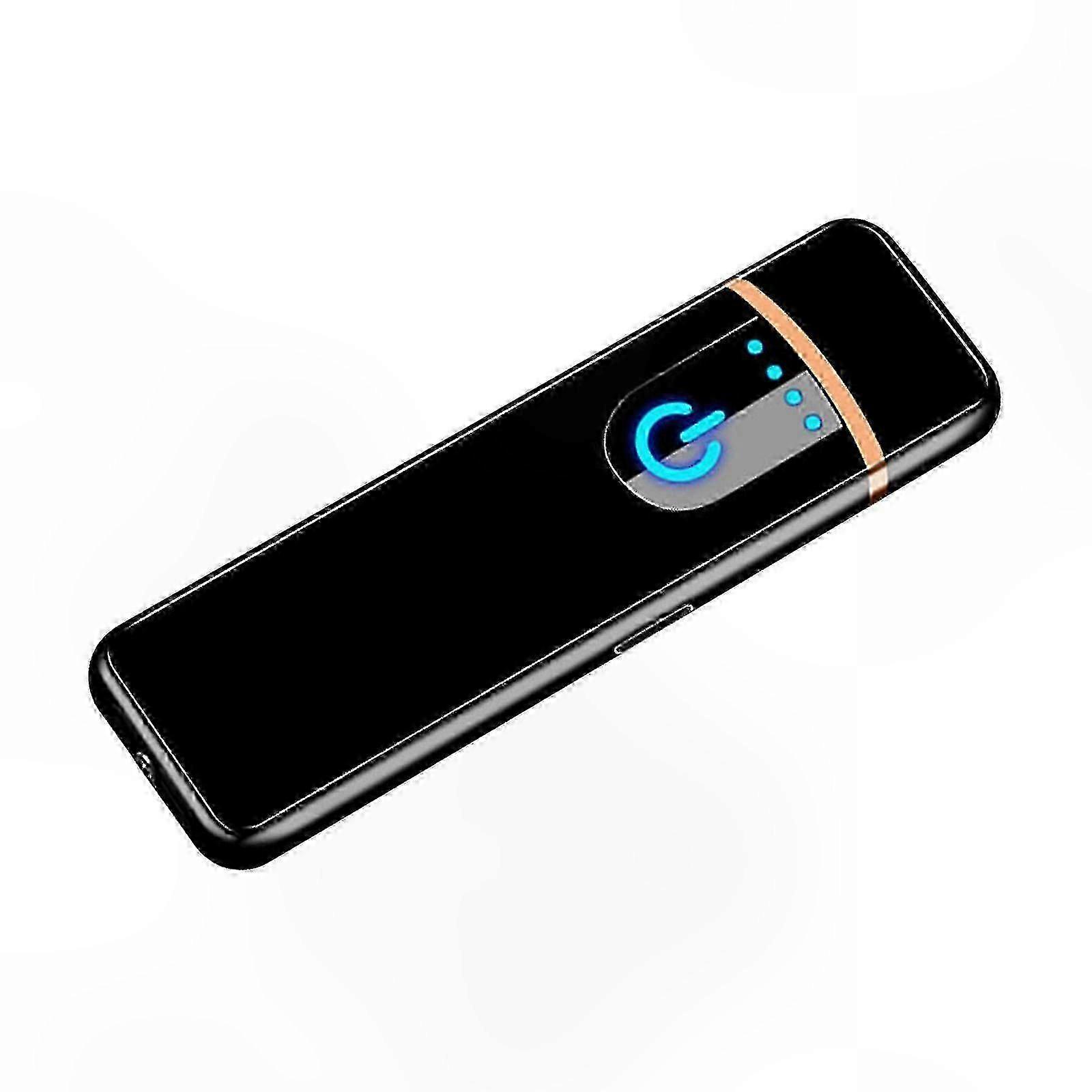 USB Rechargeable Electric Lighter with Touch Screen Induction - Flameless and Portable Design