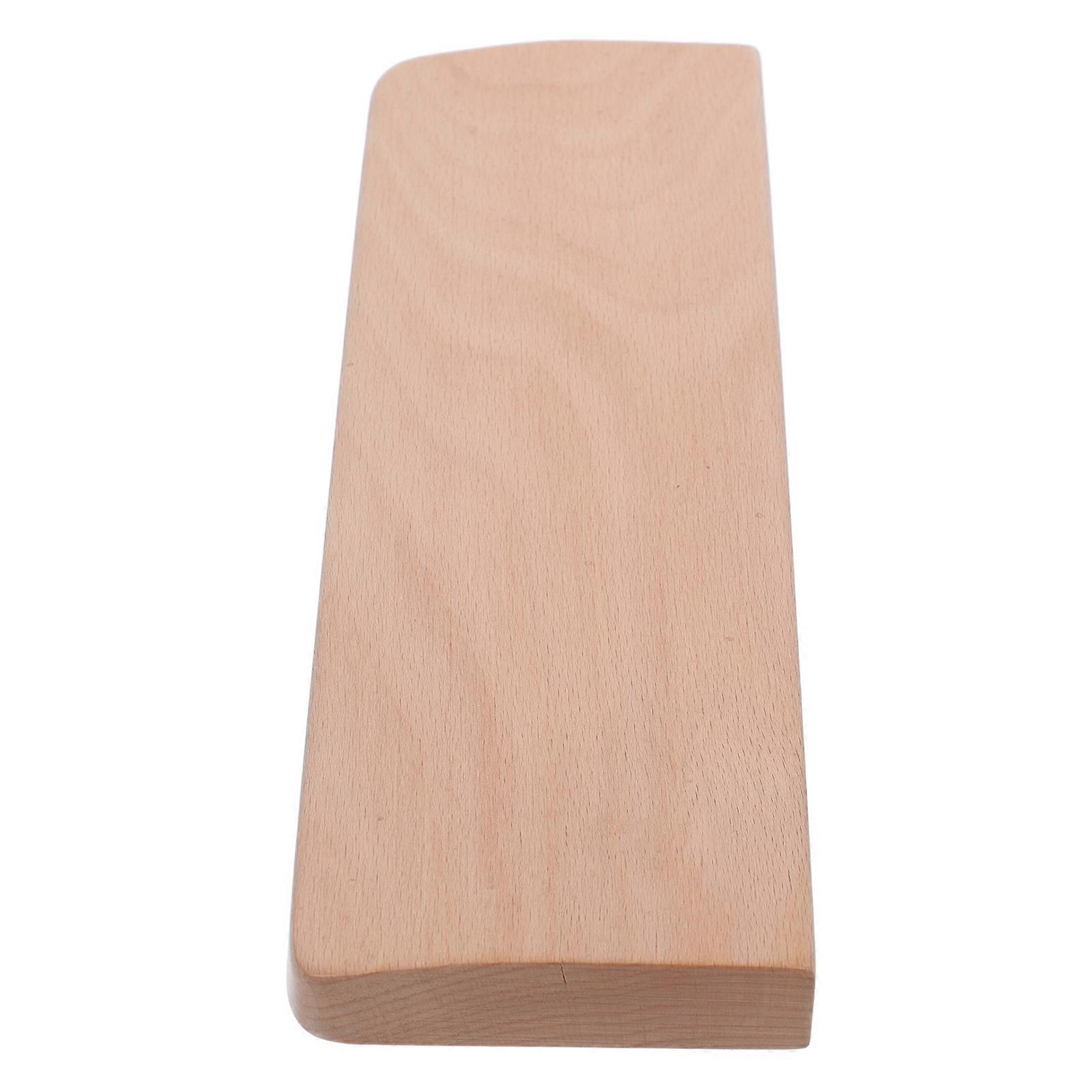 Wood Keyboard Wrist Rest for Ergonomic Support 2Pcs with Non-Slip Pads