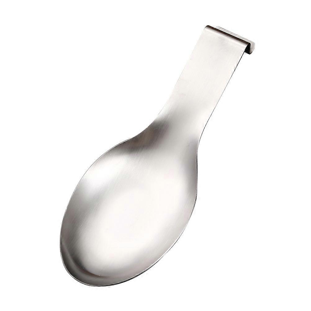 Heat Resistance Spoon Rack Buffet Spoon Rest Practical Square Shape Prevent Oil on Table 1Pcs