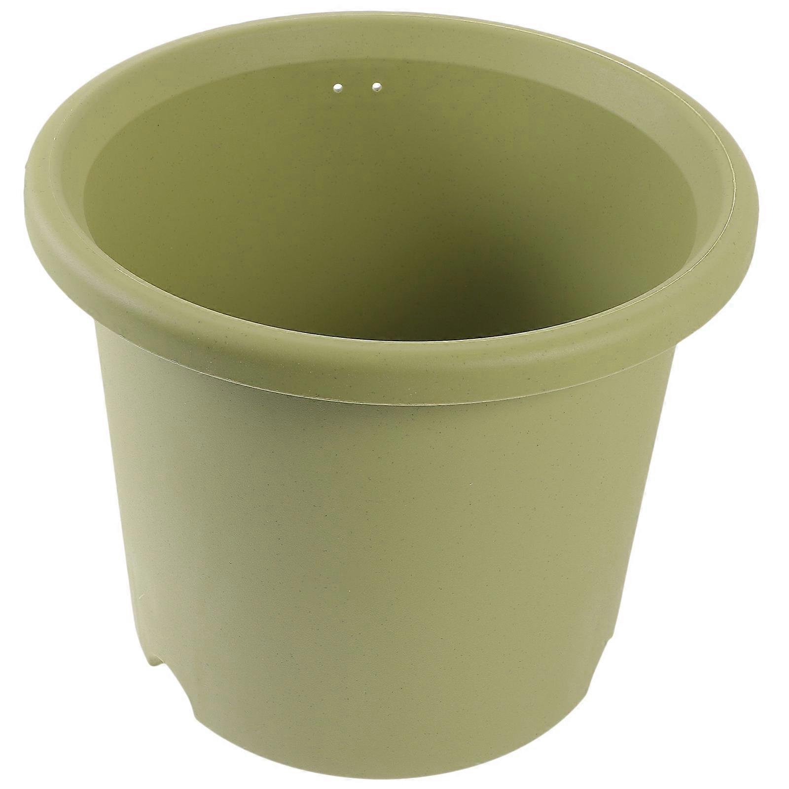 Plastic Pot Outdoor Planter with Drainage Net for Plants 2Pcs Large Size