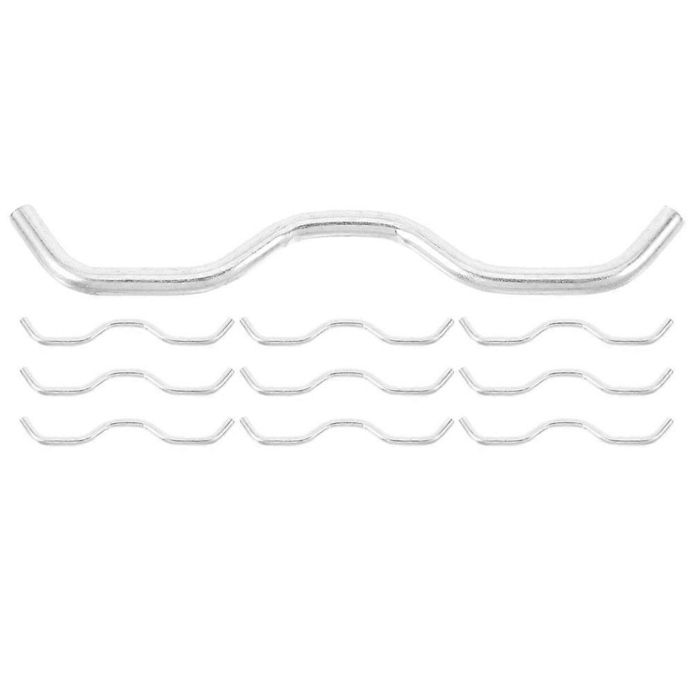 Trampoline Hook Heavy Duty Connector for Replacement 50Pcs Silver Durable Steel