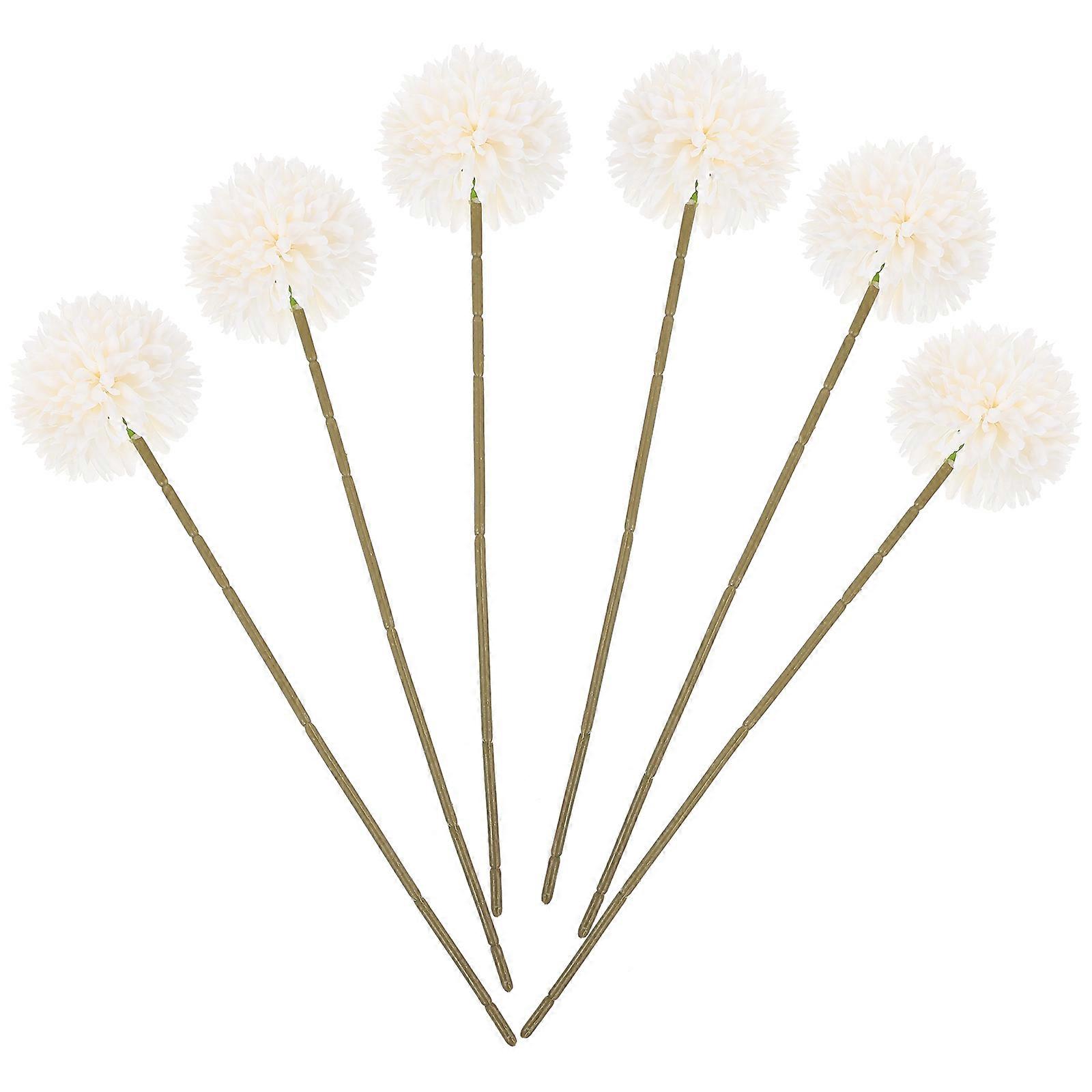Fake Hydrangea Bouquets for Decoration Use 18Pcs White Flower Props