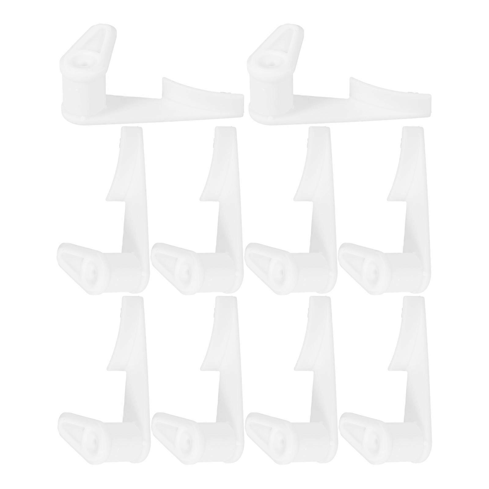 20Pcs Lamp Shade Clips White Plastic for Ceiling Lamp Mounting Accessories