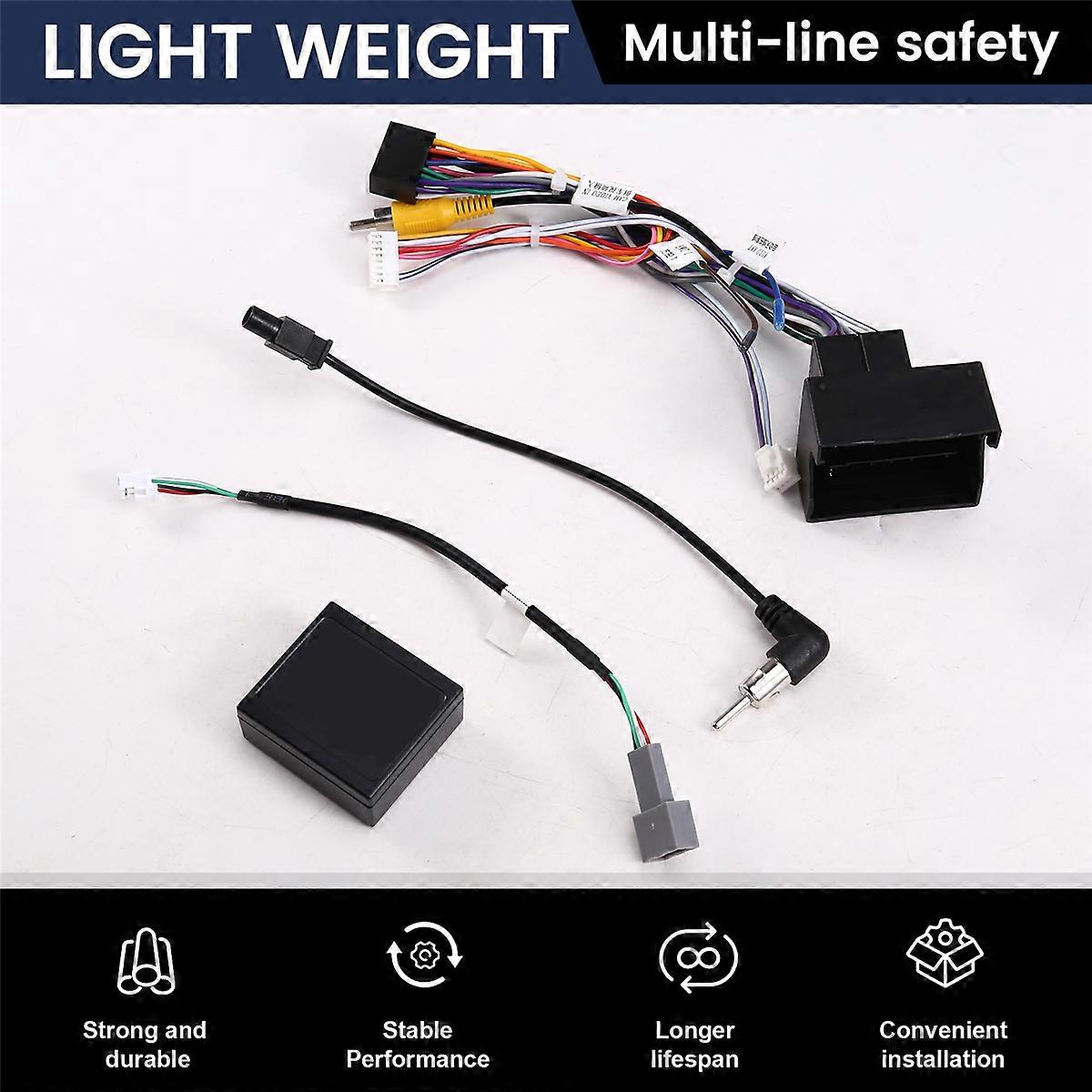 Car Radio CAN Bus Decoder CANBus Power Cable Canbus Adapter Wiring Harness for 301 408 DS6 DS4