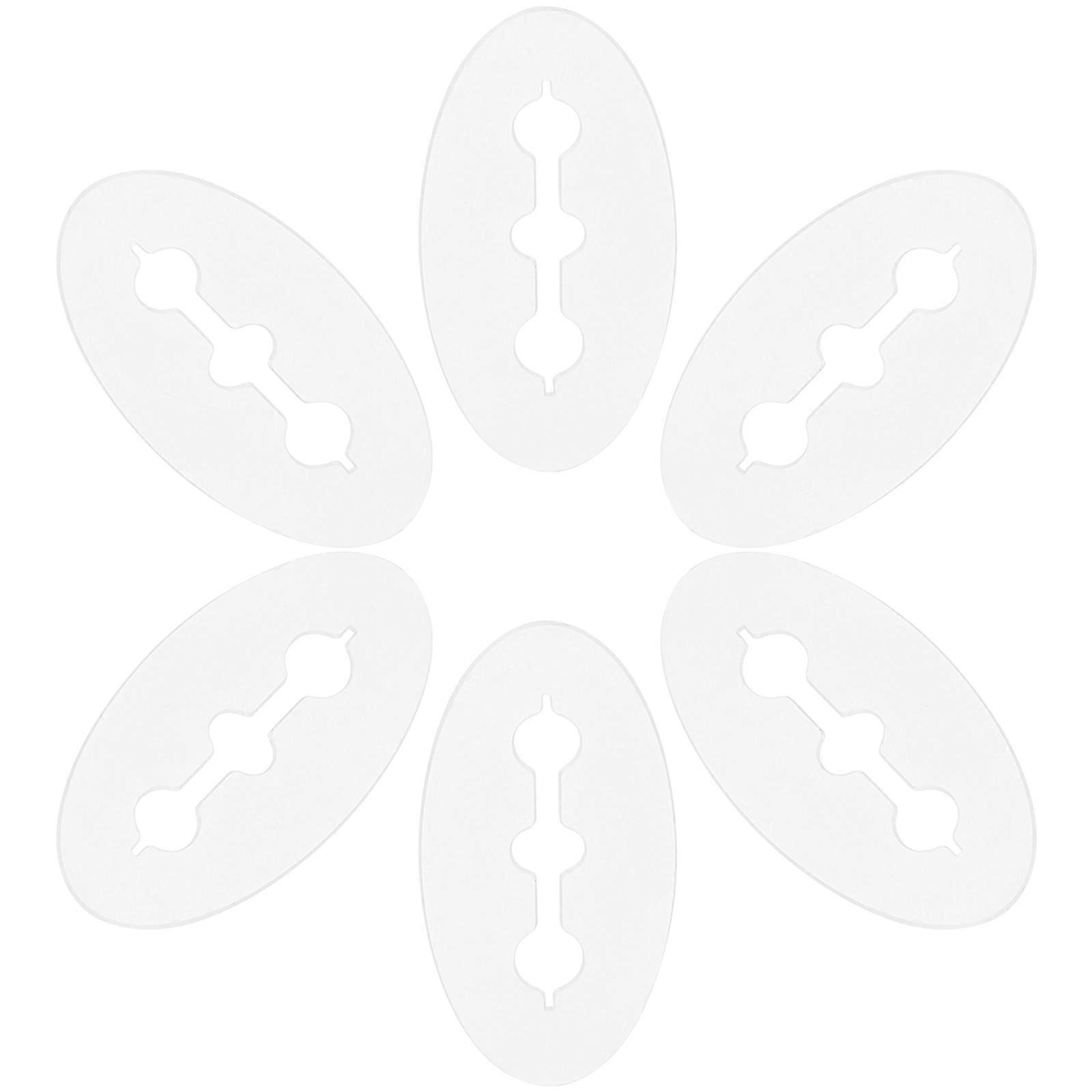 Professional Peg Hook Disc Multi-Use for Store Supply 200Pcs Transparent Hook