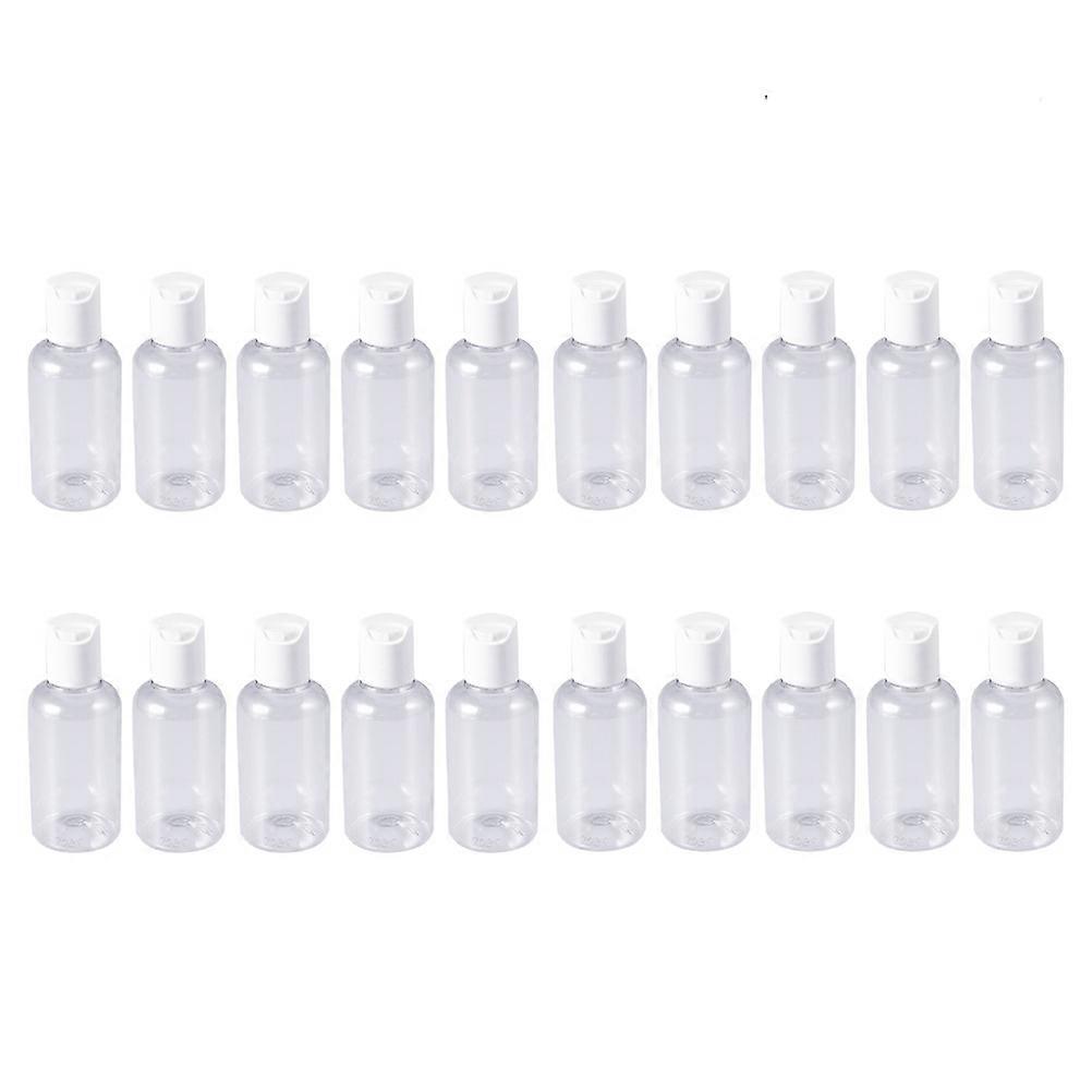 Press Bottles Transparent Travel Bottle for Lotion Refillable 24Pcs