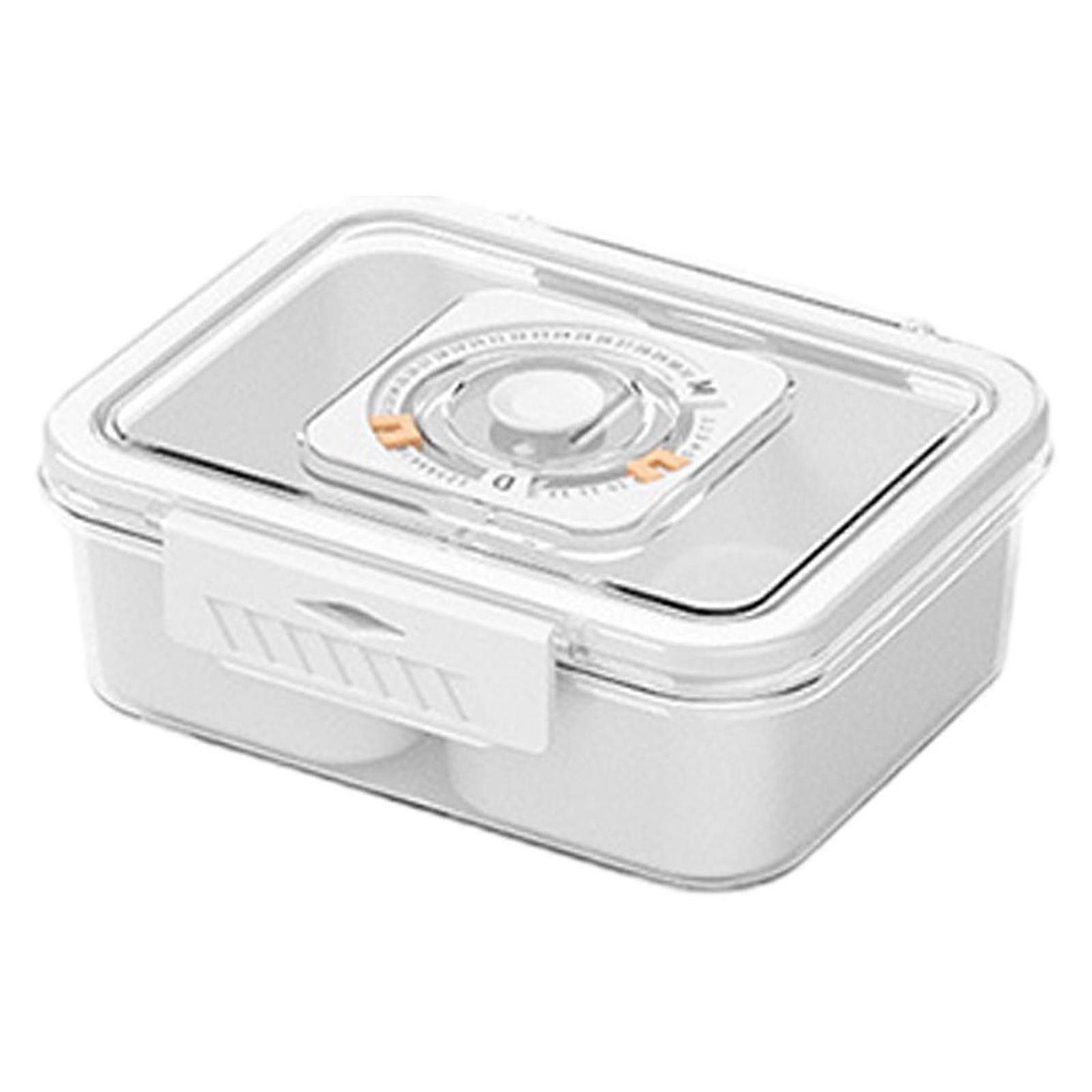 Yonrjhukm Kitchen Plastic Food Storage Container with Airtight Lids ReusableLeftover Food Lunch Boxes, Leak Proof