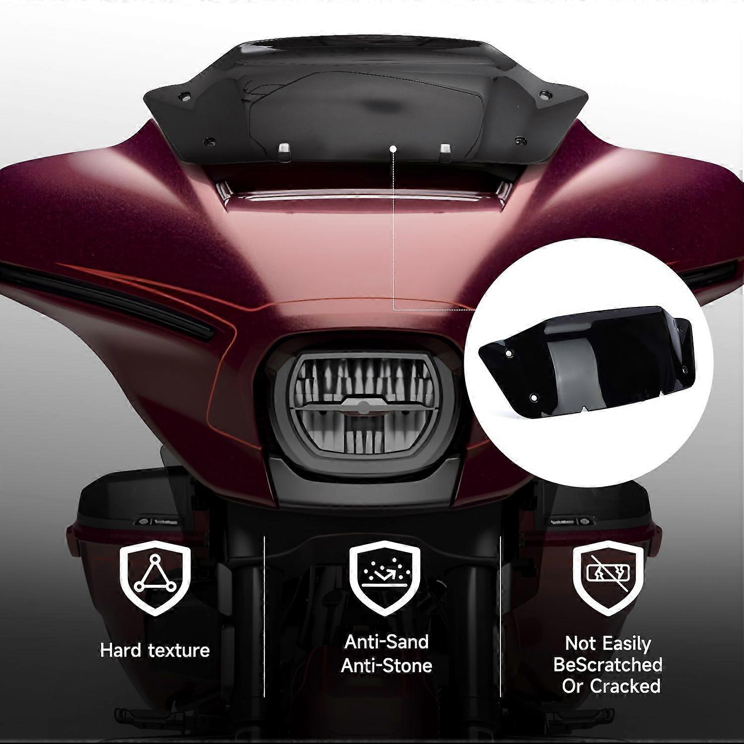 7 אינץ' מגן שמשה קדמית להארלי CVO סטריט גלייד FLHXSE 2023 2024 מס' 2831