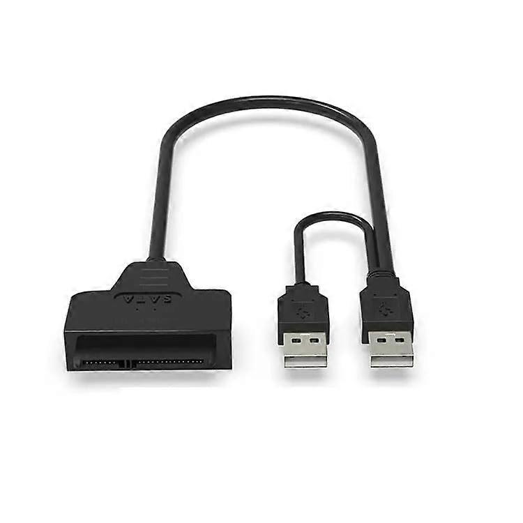 SATA To USB External Adapter 3.0 2.0 For SATA III 2.5 Inch HDD SSD Cable Powered Via USB 2.0