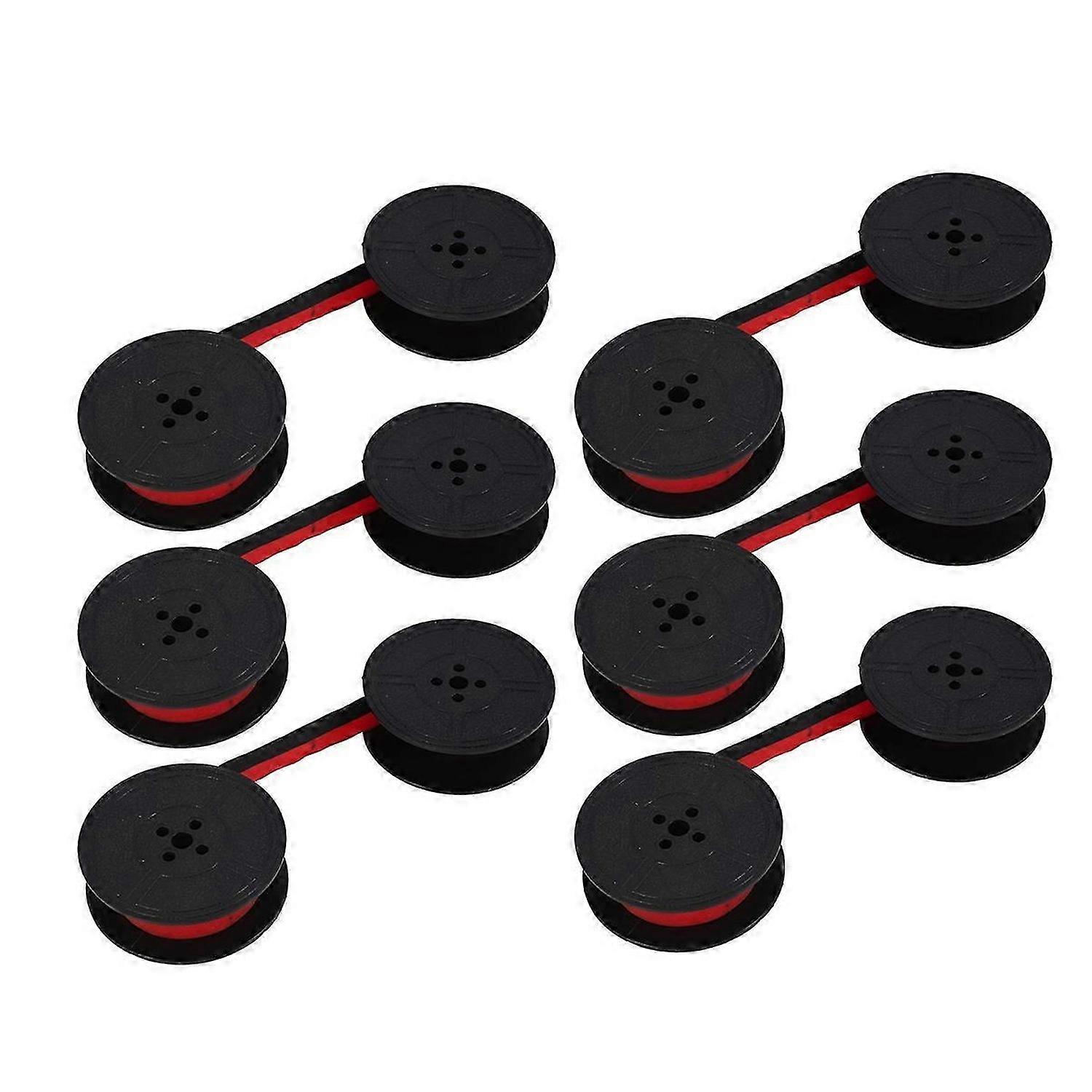 6Pack Typewriter Ribbon Twin Spool Typewriter Ribbon Red and Black Twin Spool Replacement Pack for M