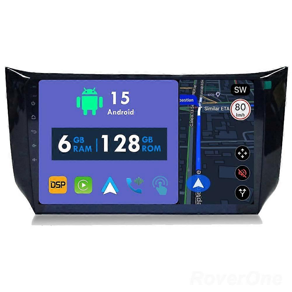 Car Radio 6G+128G CarPlay GPS Navigation Head Unit for Nissan Sylphy B17 Sentra 12 2012 - 2018 Android Auto Bluetooth Stereo Touch Screen
