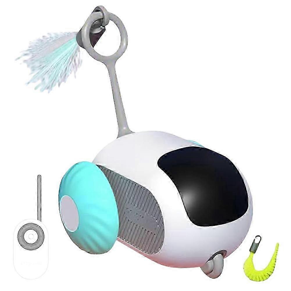 Smart Car Cat Toy Interactive Cat Toy Ball Automatic Rolling Remote Control Toy Car Indoor Cat Accessories Pet Kitten Supplies