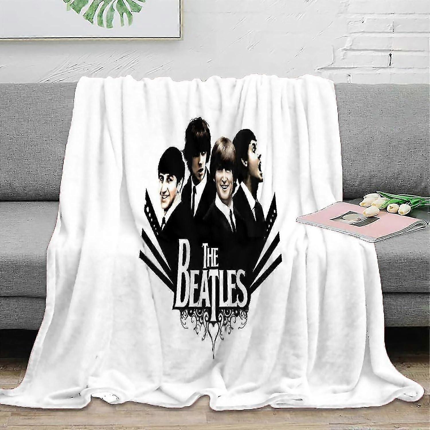 Blanket Keep Warm Blanket The Beatles Patterns Flannel Fleece Blankets 3d Printed Throw Blanket Soft Microfiber Flannel Fleece Blanket For Child Adult