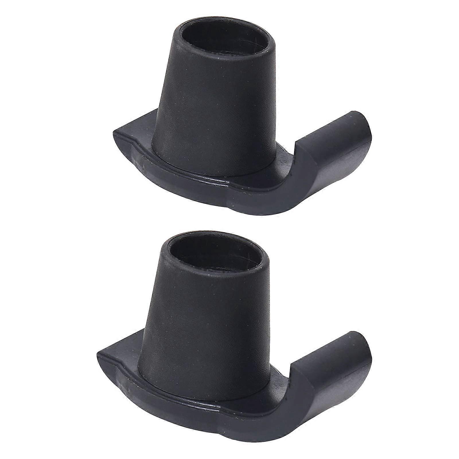 Replacement Tips For Feet Ski Glides Sliders Fits Most Walkers 2 Pcs Black