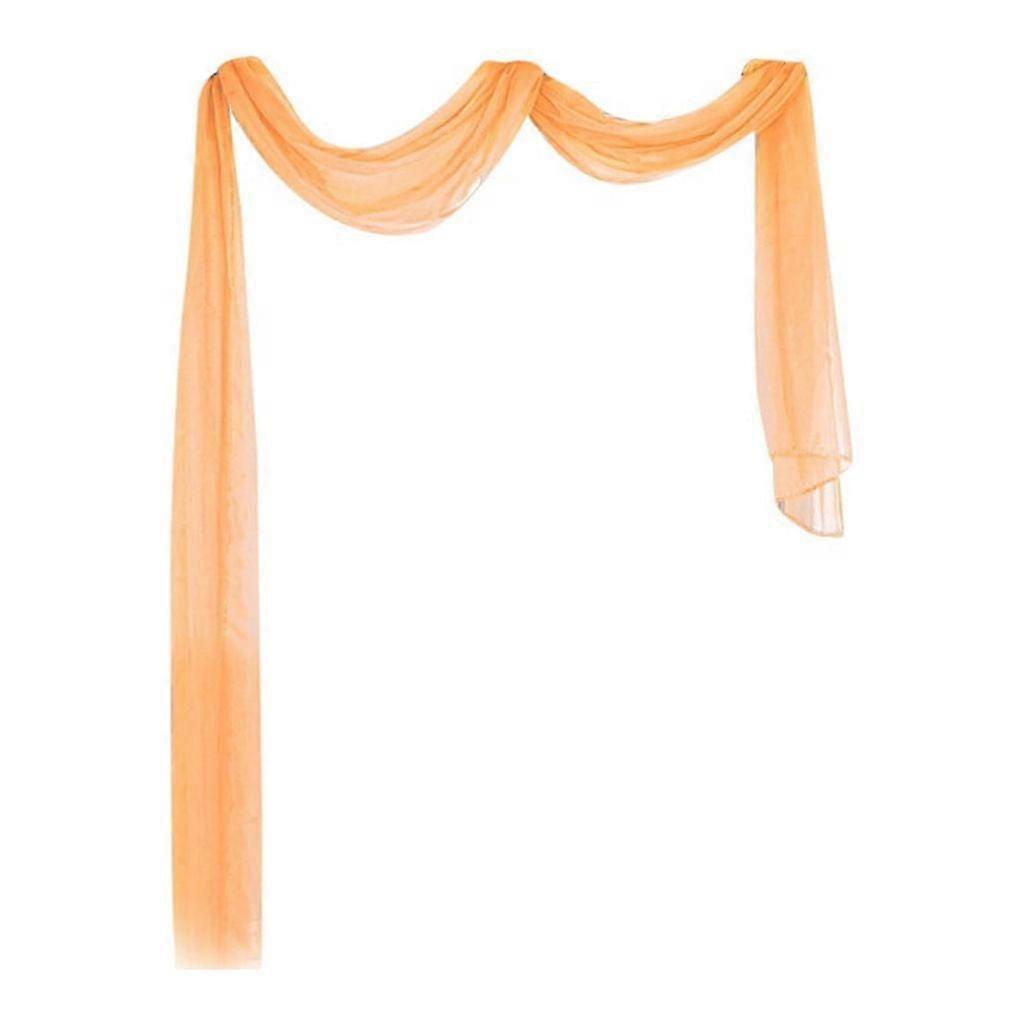 Beige Voile Curtain Swag 300x90cm - Net Pelmet Valance for Window, 1 Pc compatible with all colours