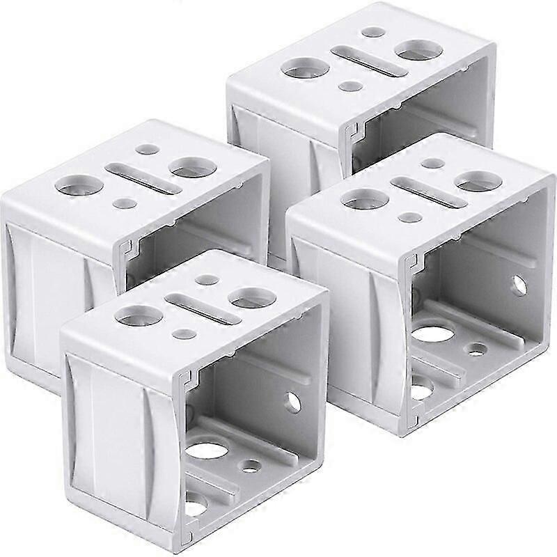 1 Inch Blind Brackets White Profile Box Mounting Bracket Window Blinds Headrail Bracket