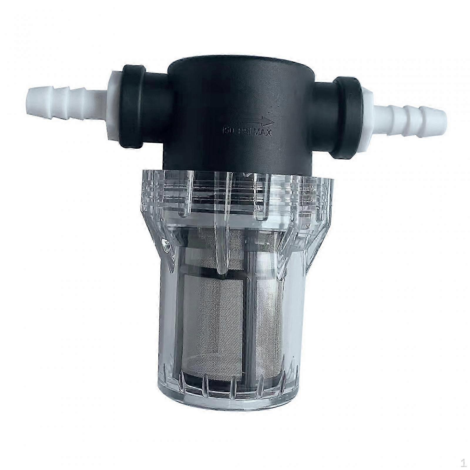 Water and Beer Filtering, Filter with 2 Barbs, 150 Micron 100 Mesh Pipeline Filter, Pump