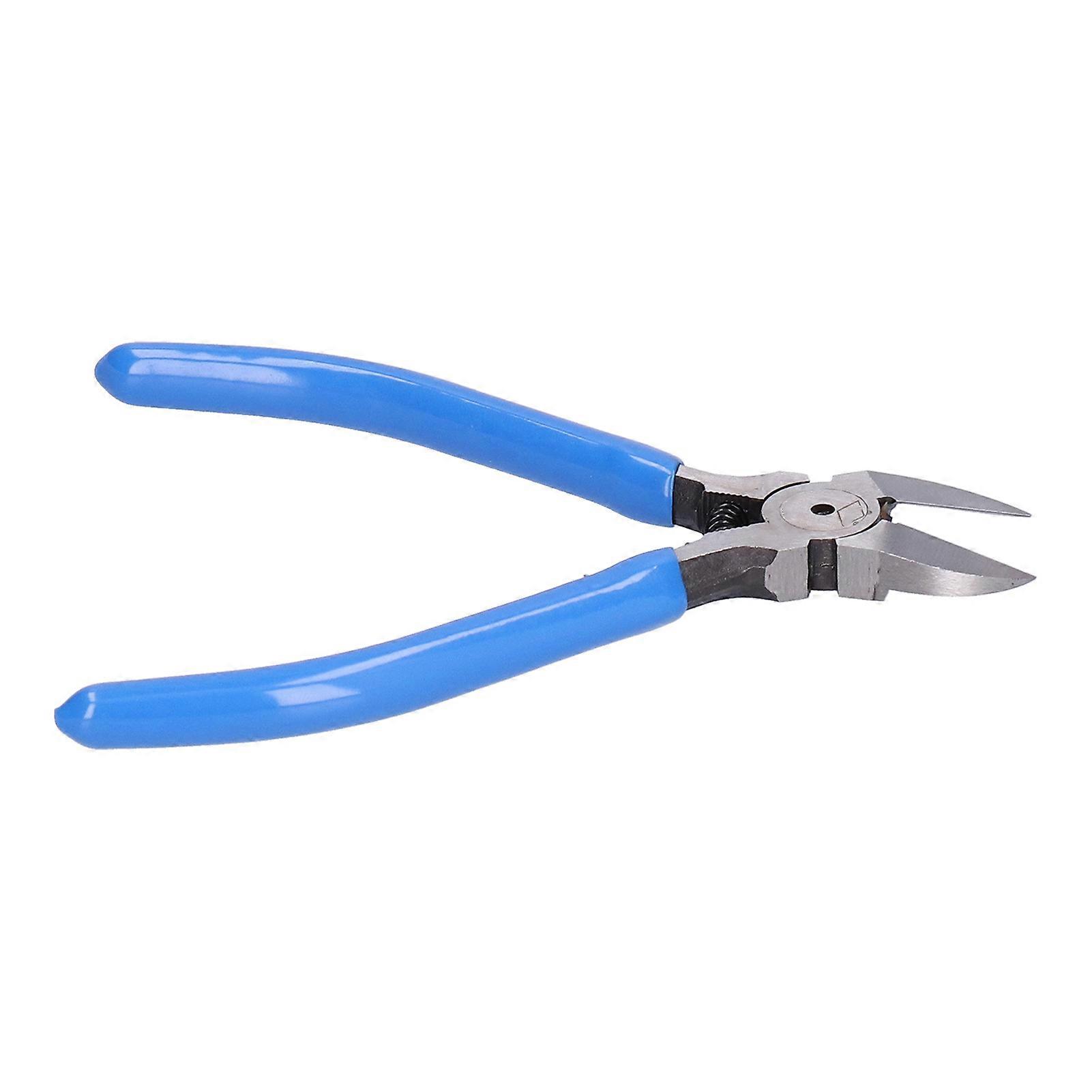 Cutting Pliers Diagonal Cutter with Rebound Spring Manual Electrical Wire Trimming Tool