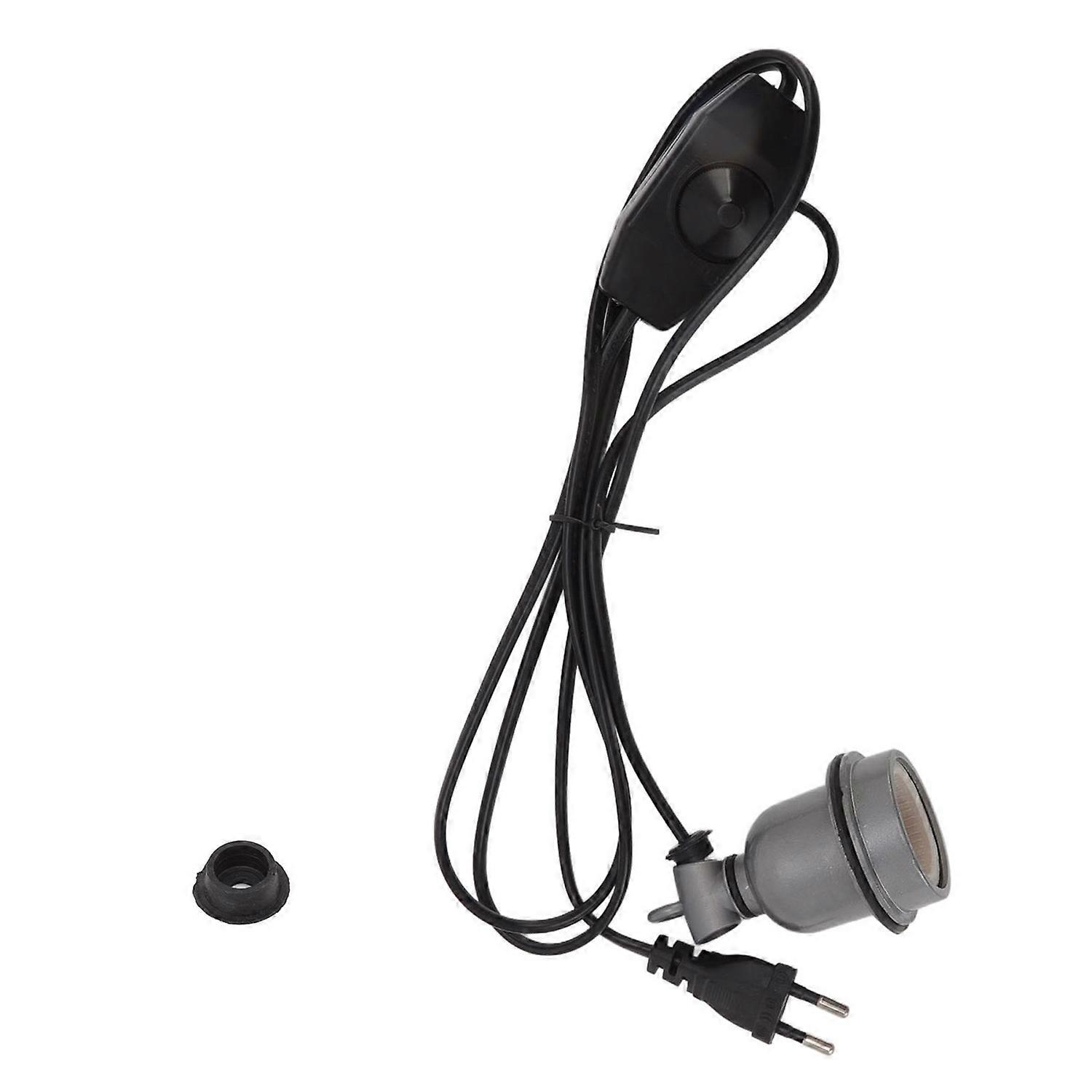 E27 Heating Lamp Socket Alloy Shell Standard Pet Heat Light Bulb Holder for Reptile Tortoise Lamp