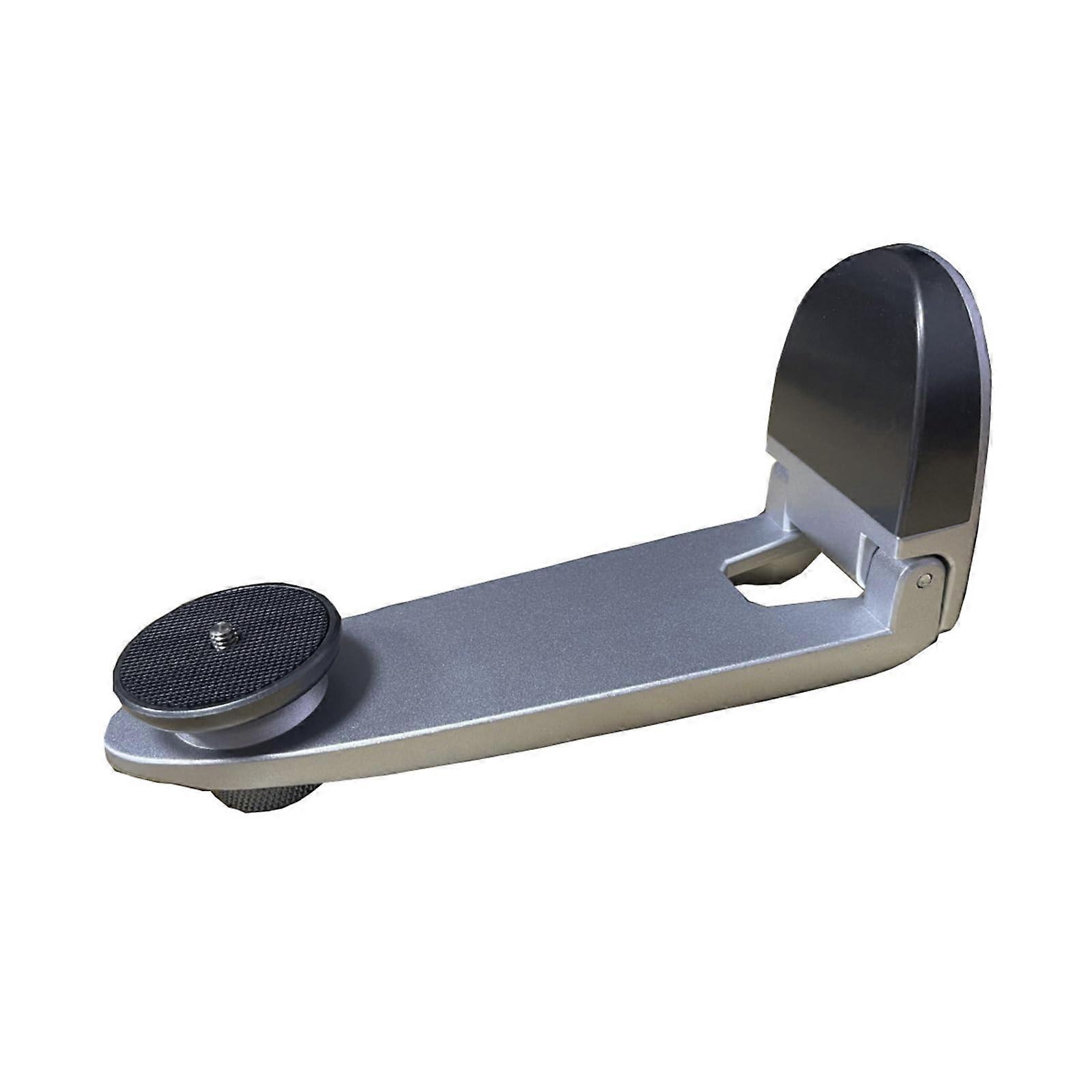 Space Saving Projector Wall Mount With Adjustable Angles Secure Locking Rotatable PTZ Arm Silver Gray