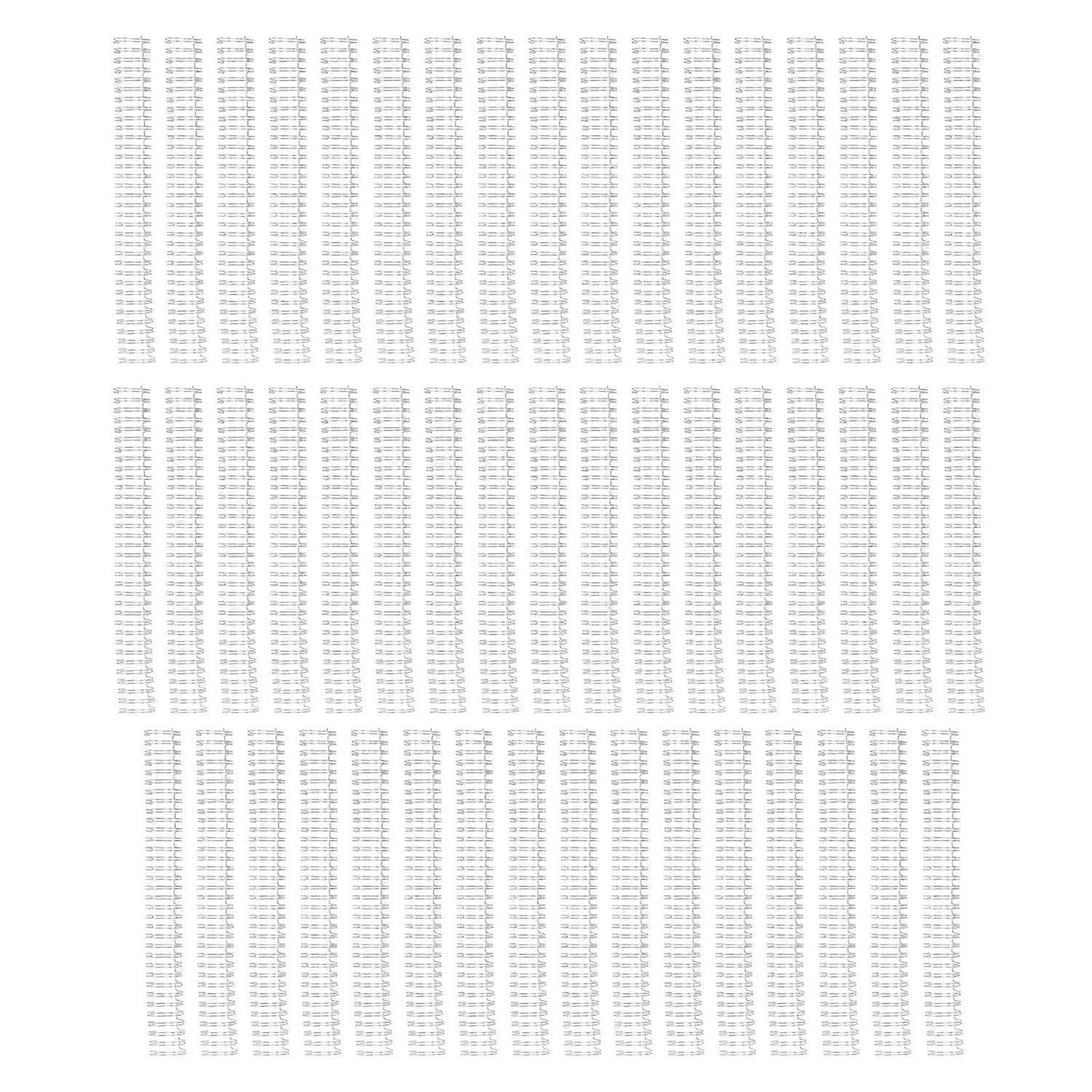 50 Packs Double Loop Wire Binding Spines A4 Paper Size 180 Sheets Capacity 3/4in Diameter Wire Bindi