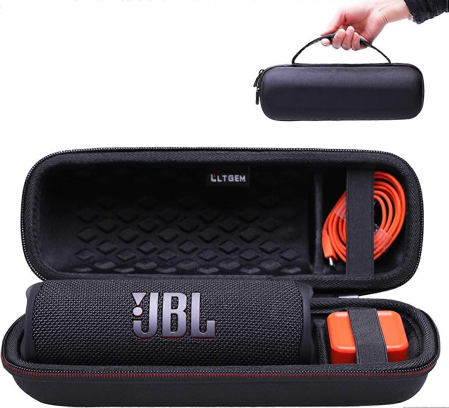 EVA Hard Carrying Case for compatible with JBL FLIP 6 FLIP 5 FLIP 4 Waterproof Portable Bluetooth Speaker - Black