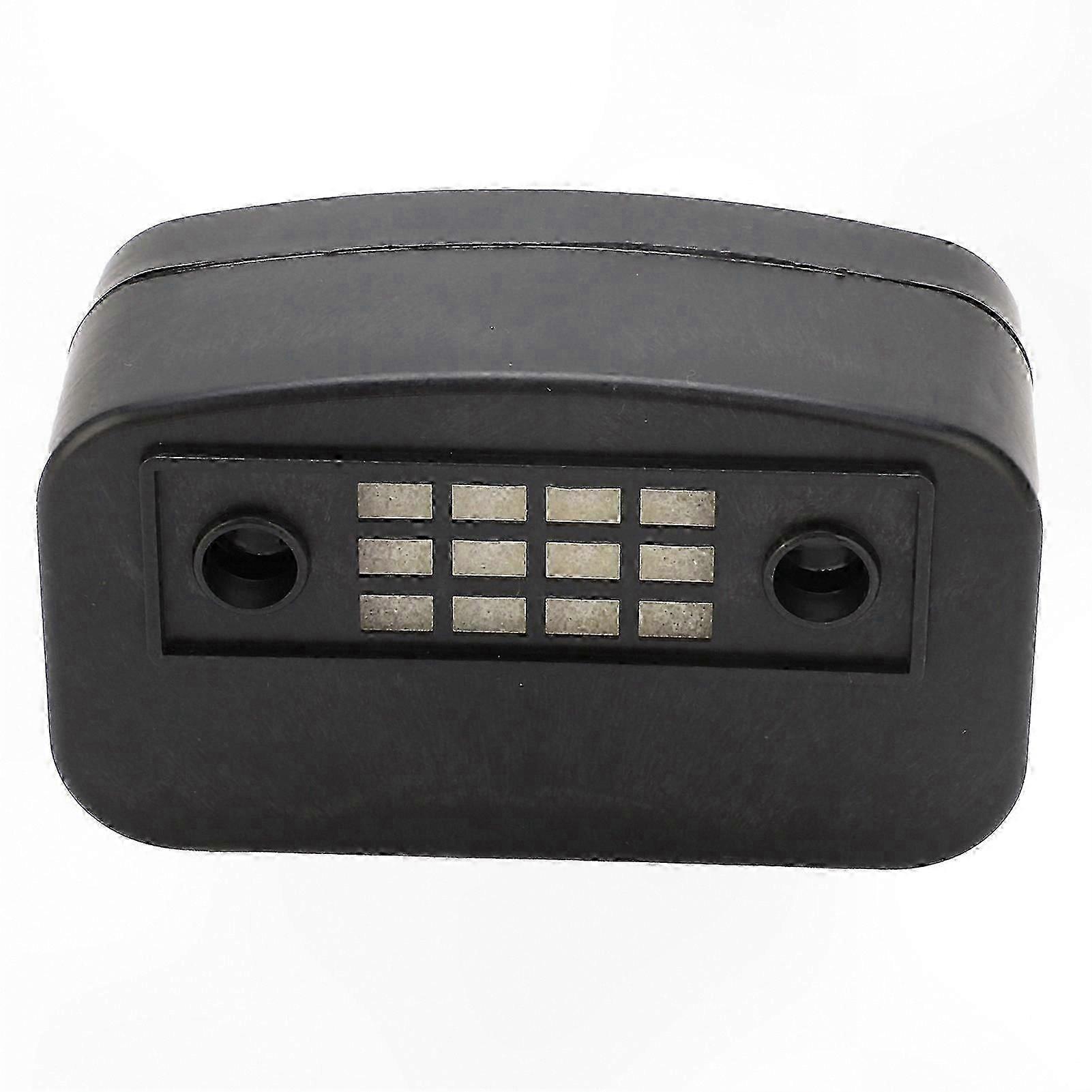 65mm Intake Pump Filter with Square Plastic Shell for Air Compressor Silencer