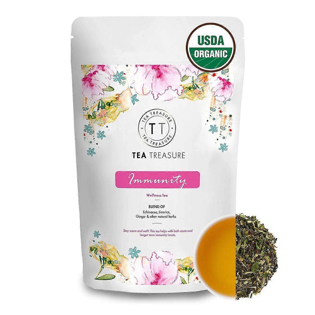 Чай для укрепления иммунитета (100 г), Immunity Wellness Tea,  Tea Treasure