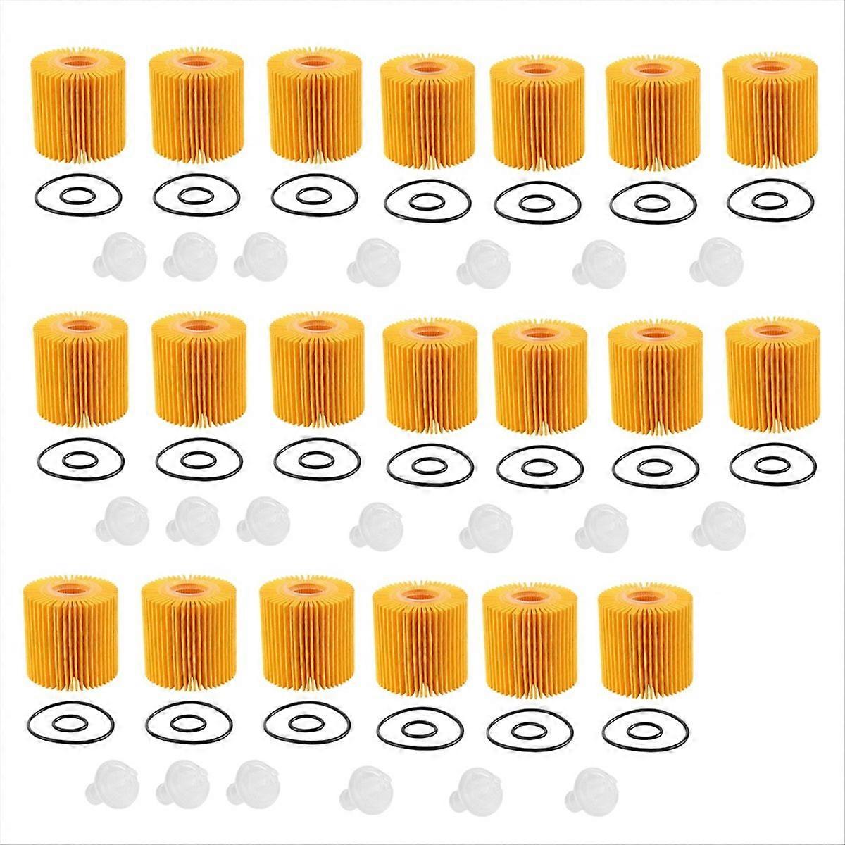 20Pcs Oil Filter Elements 04152-YZZA1 04152-31090 for 09-17 ES350 04152YZZA1