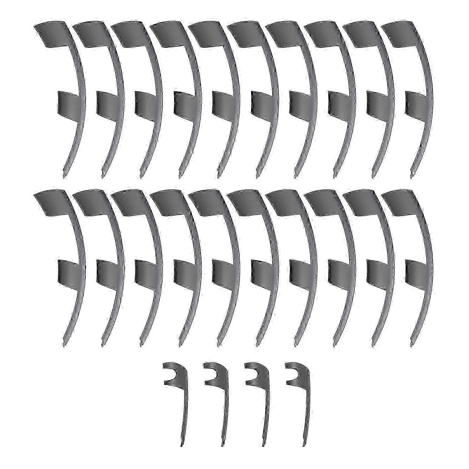 24Pcs 21 Inch Wheel Rim Protector Guard Scratch Resistant High Hardness Hubcap Rim Patch for Vehicle 2025