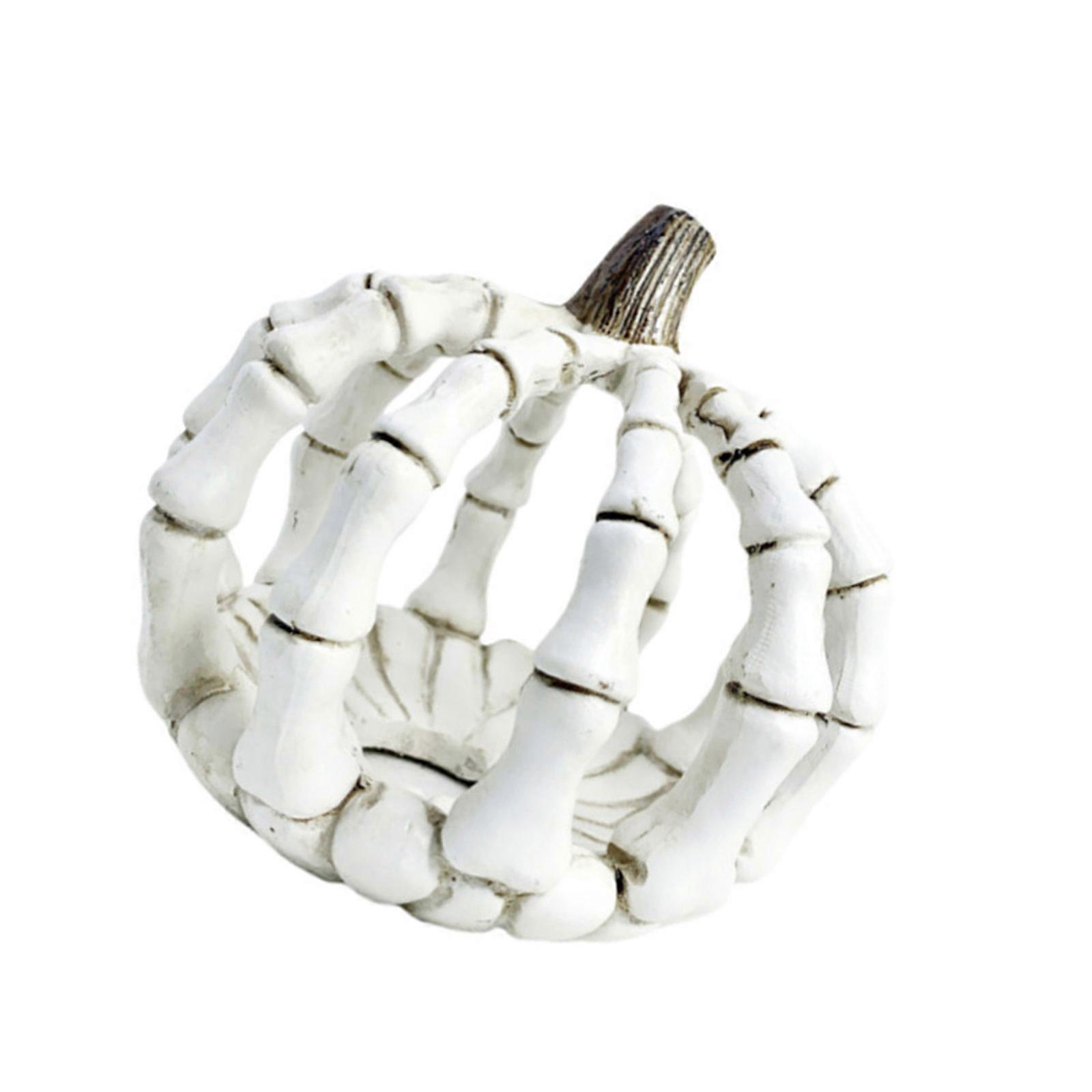 Incised Vegetable Skull Hand Display Permanent Rosin Creation Giftworthy Collectible Item Multicolor