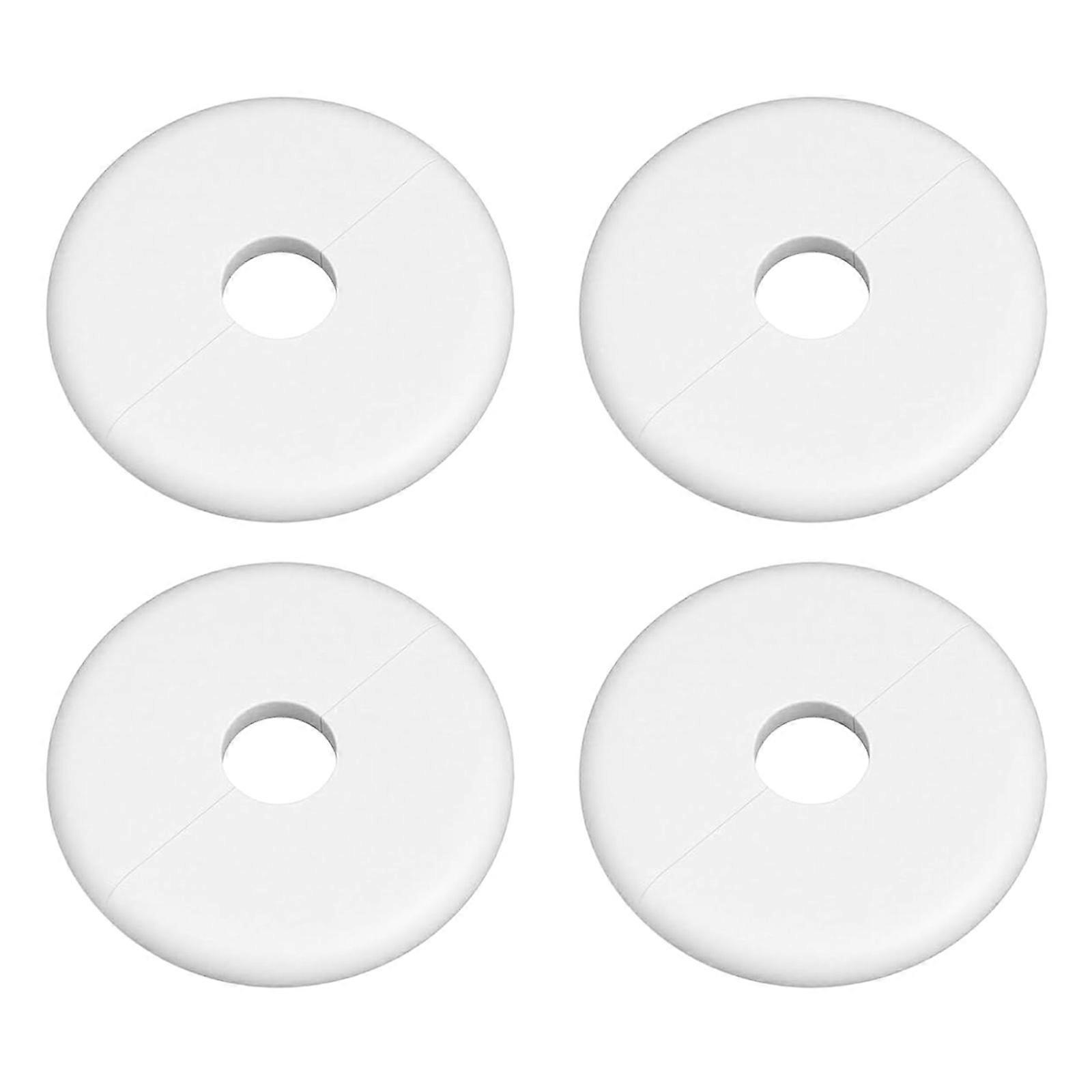 No Tool Wall Hole Concealers Set Of 4 Attaches On Plastic Caps with Adhesive Backing for Pipe Fixtures Home Improvement Multicolor