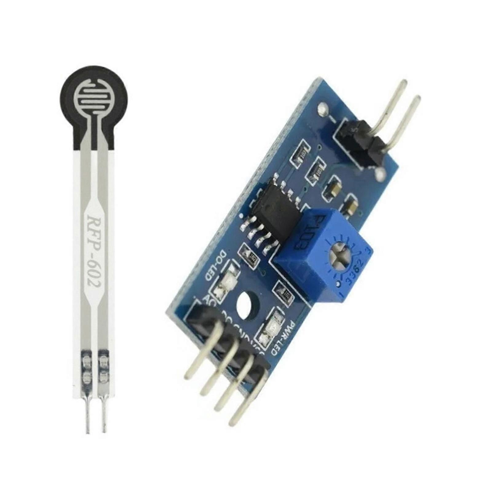 Resistive Membrane Pressure Sensors Long Tail Pressure Actuator 3.3V 5V Power Module For Microcontroller Integration Multicolor