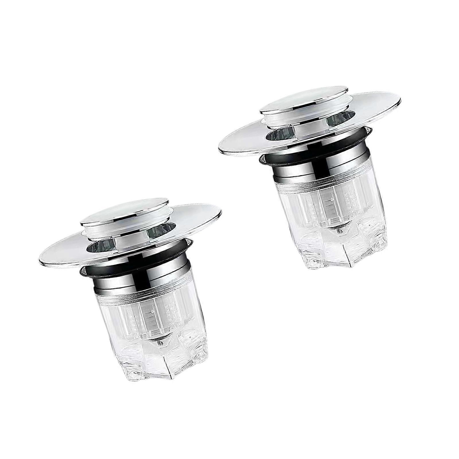 Bathroom Drain Set Press Leak Proof Structure Fit Wash Accessory Multicolor